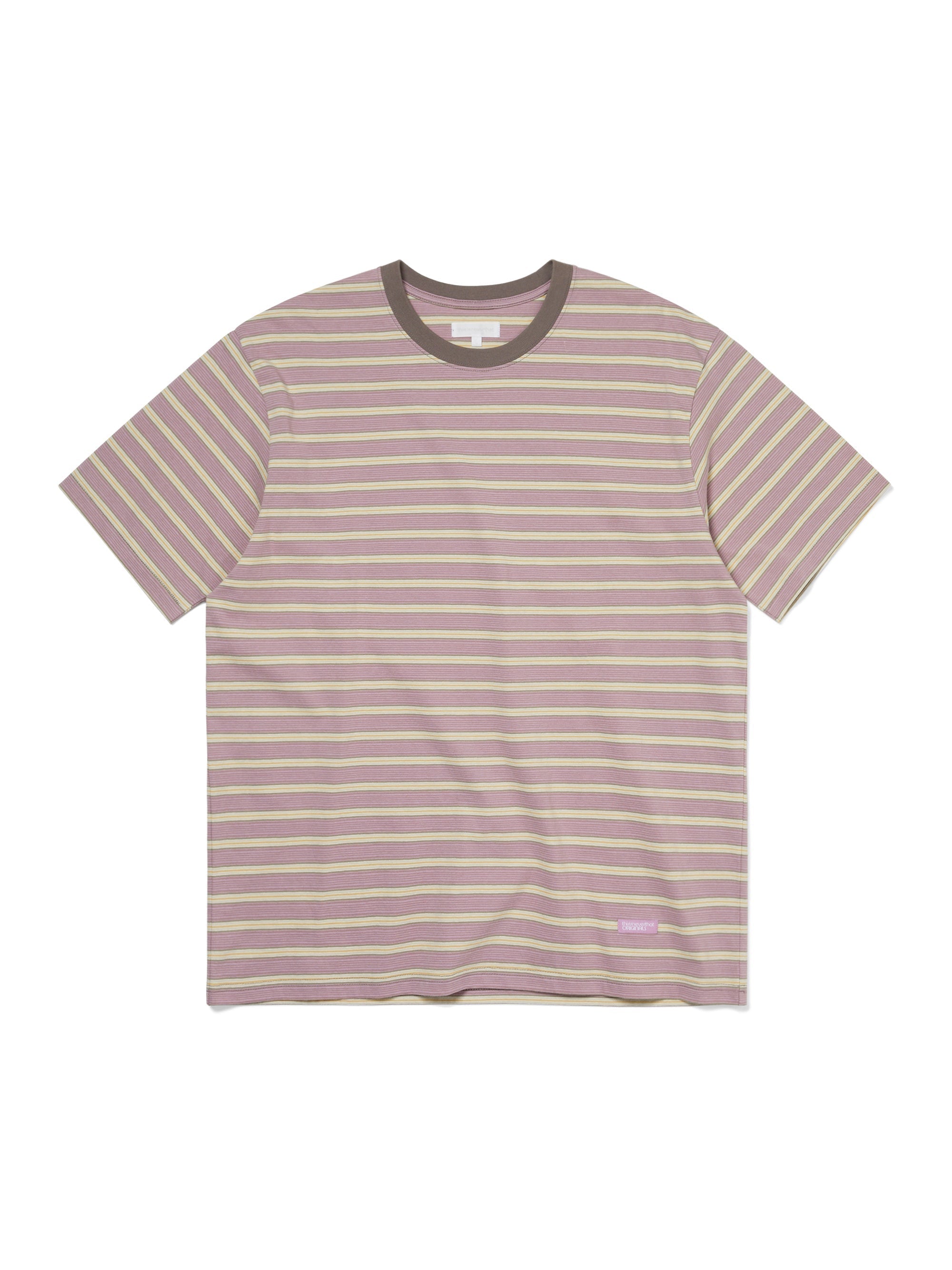 thisisneverthat - Striped Tee (Pink) product image 1 | TRAB K-Fashion Australia