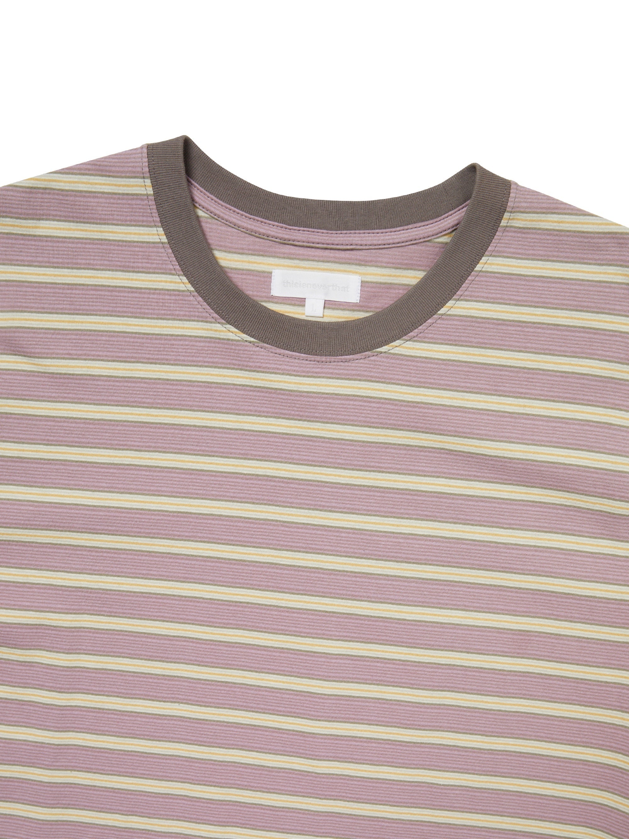 thisisneverthat - Striped Tee (Pink) product image 2 | TRAB K-Fashion Australia