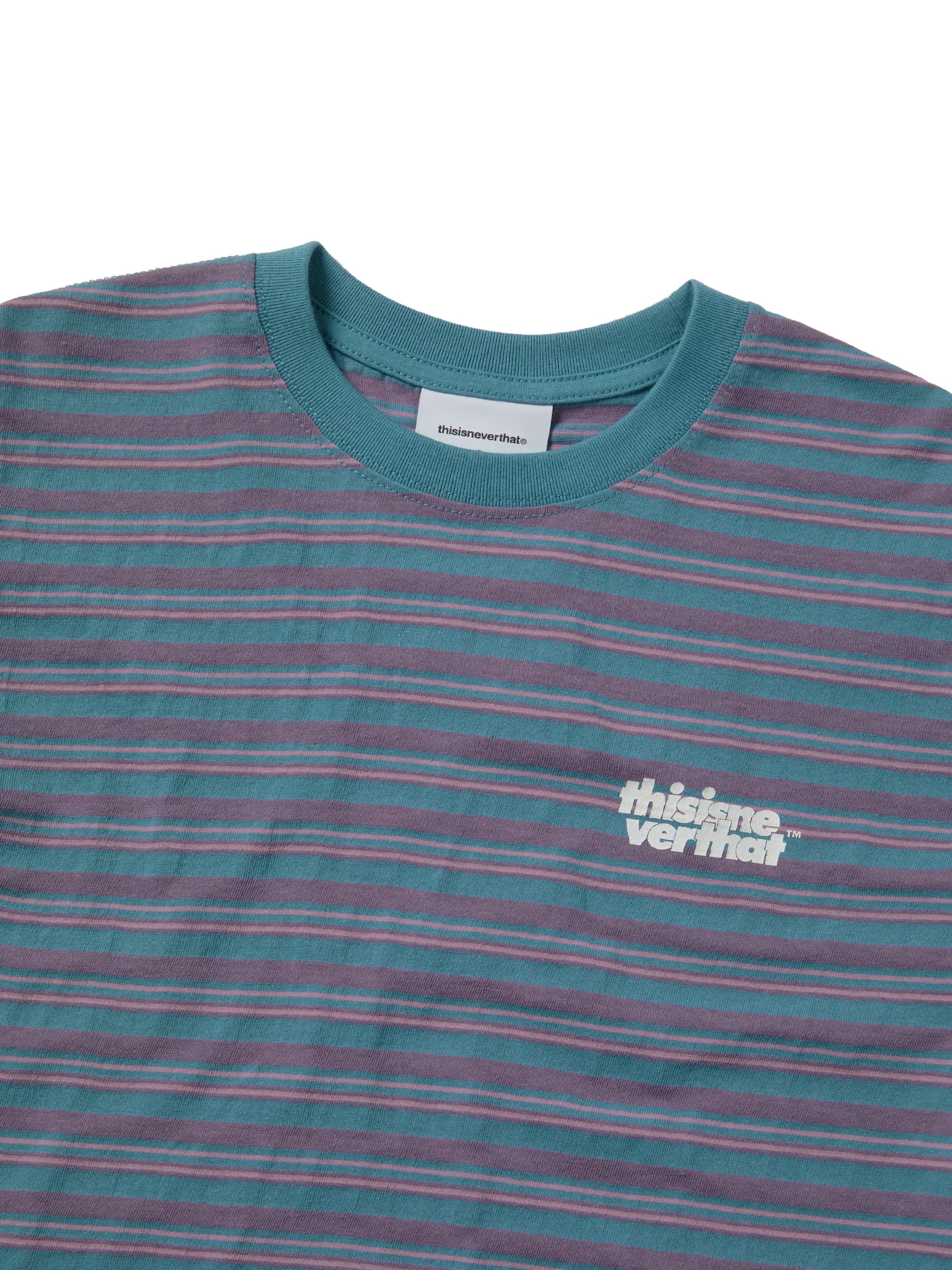 thisisneverthat - Striped W Tee (Light Blue) product image 2 | TRAB K-Fashion Australia