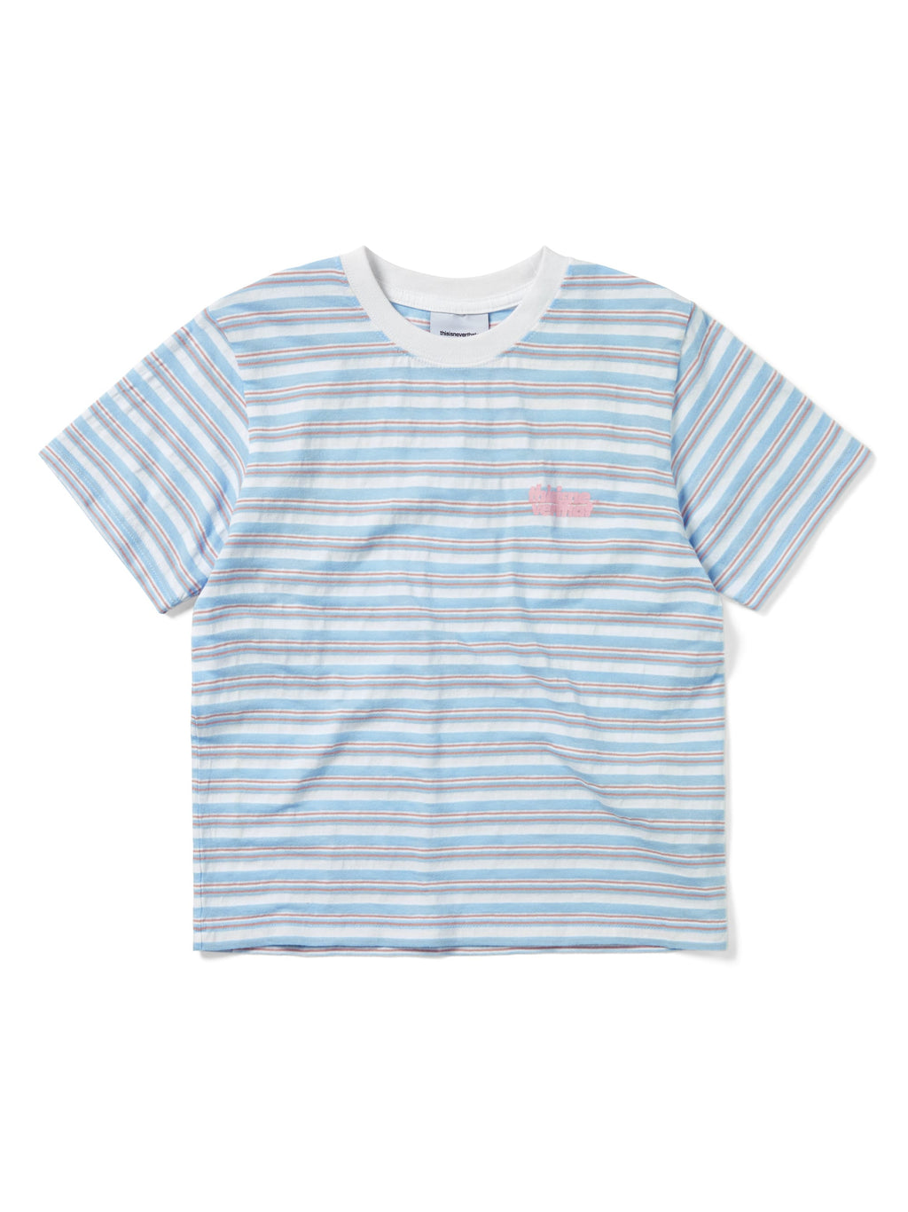 thisisneverthat - Striped W Tee (White) product image 1 | TRAB K-Fashion Australia