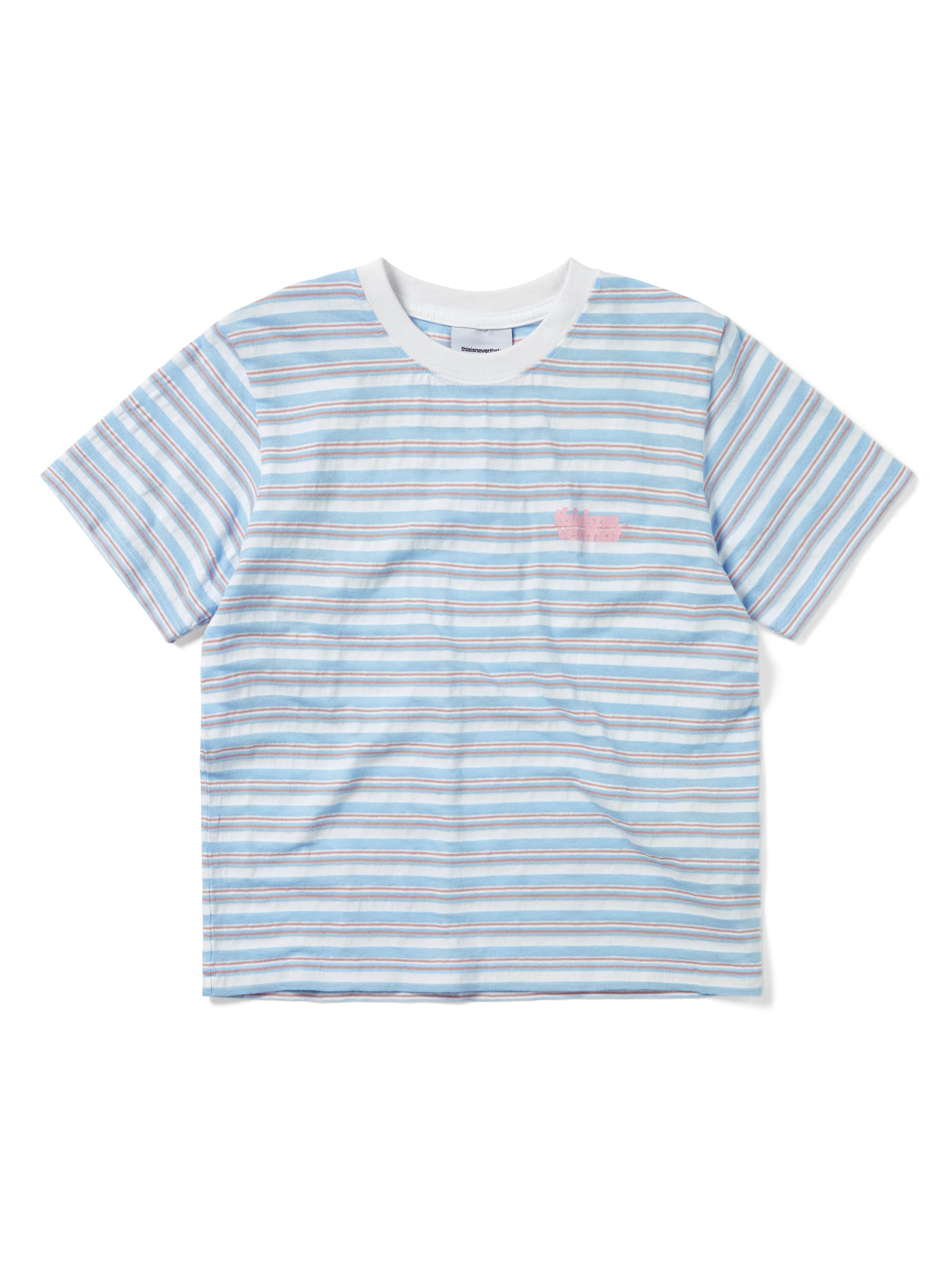 thisisneverthat - Striped W Tee (White) product image 1 | TRAB K-Fashion Australia
