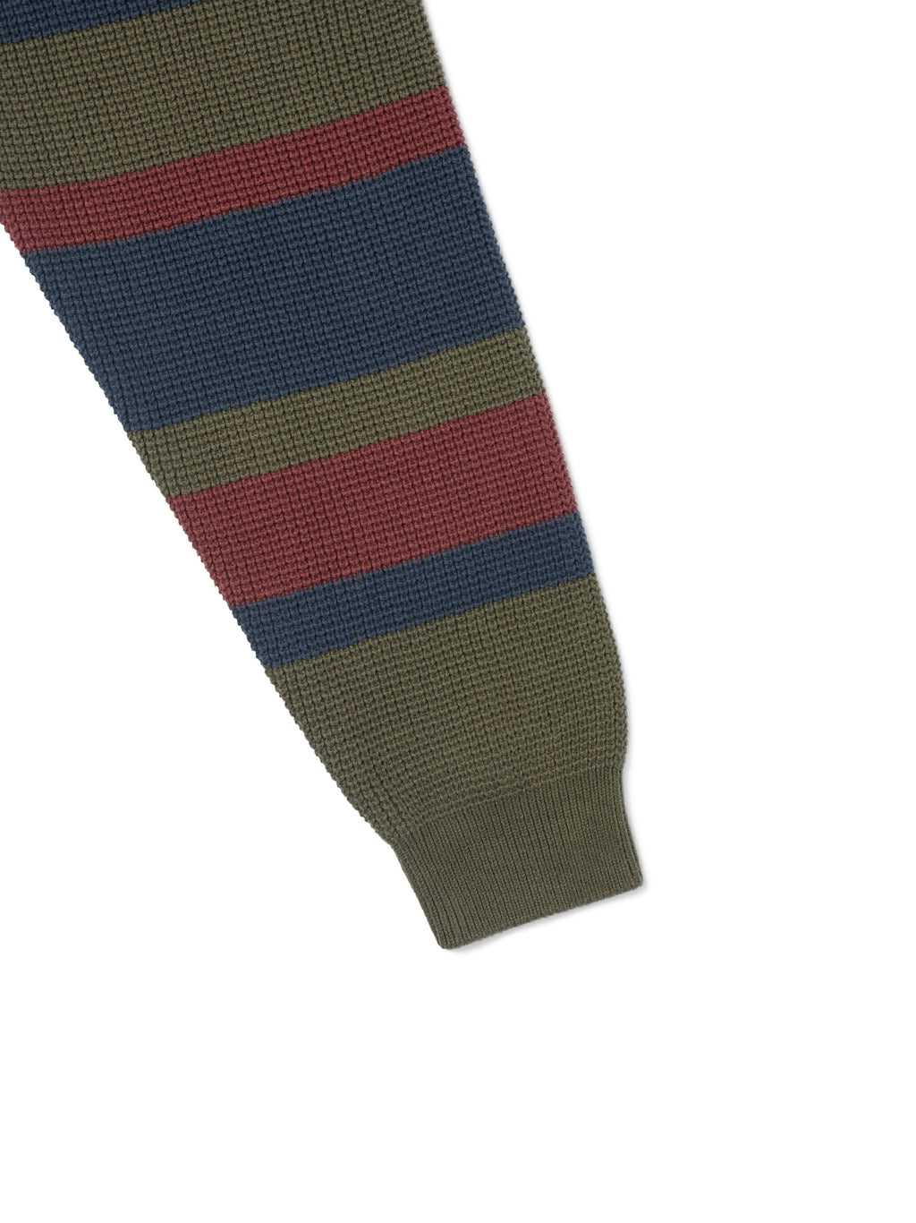 thisisneverthat - Striped Waffle Knit Hoodie (Olive) product image 4 | TRAB K-Fashion Australia