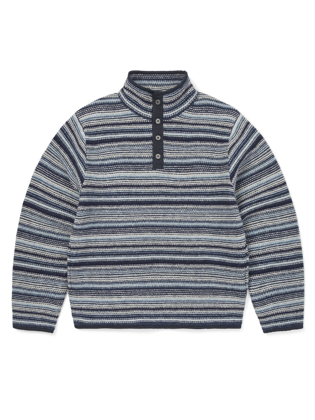 thisisneverthat - Striped Wool Knit Pullover (Navy) product image 1 | TRAB K-Fashion Australia
