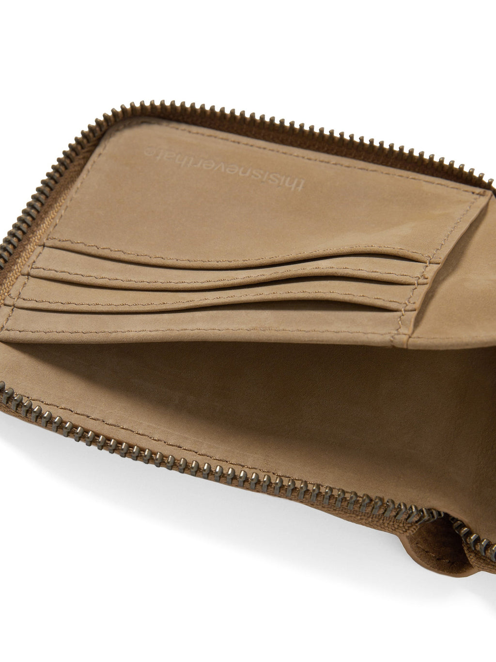 thisisneverthat - Suede Wallet (Tan) product image 3 | TRAB K-Fashion Australia