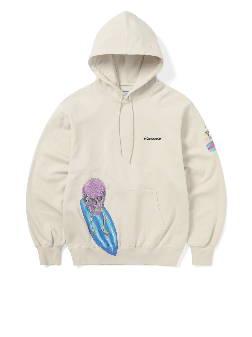 thisisneverthat - Surfing Skull Hoodie (Natural) product image 1 | TRAB K-Fashion Australia