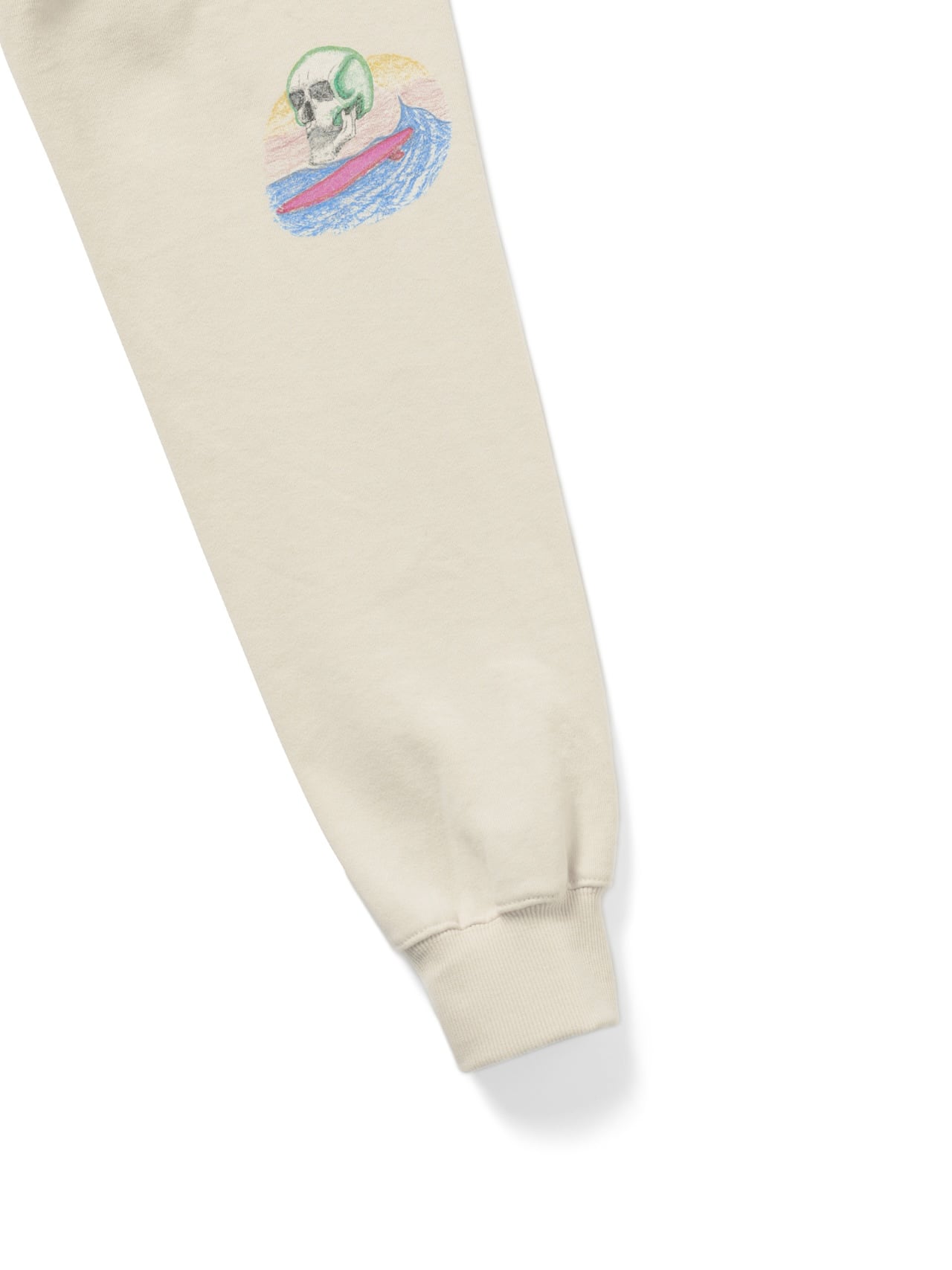 thisisneverthat - Surfing Skull Hoodie (Natural) product image 3 | TRAB K-Fashion Australia