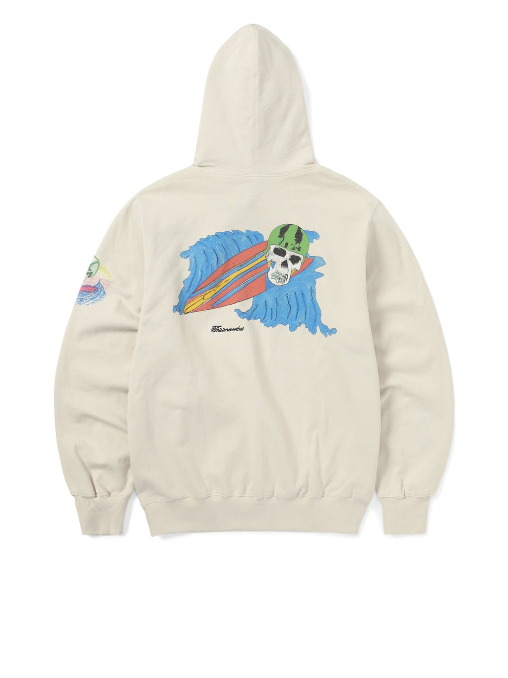thisisneverthat - Surfing Skull Hoodie (Natural) product image 4 | TRAB K-Fashion Australia