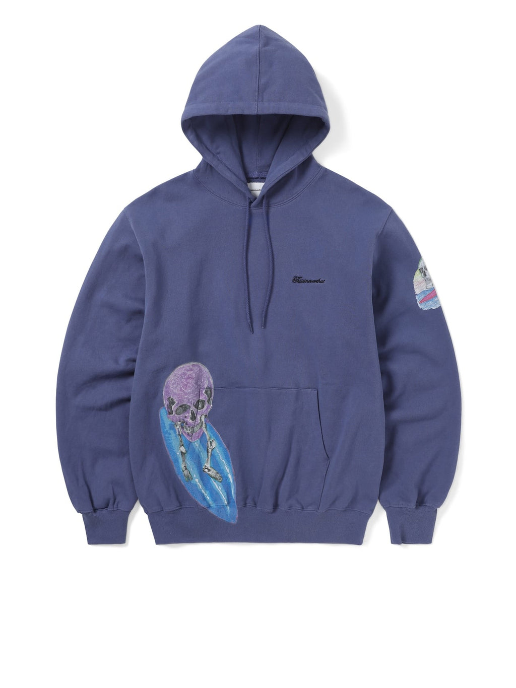 thisisneverthat - Surfing Skull Hoodie (Purple Blue) product image 1 | TRAB K-Fashion Australia