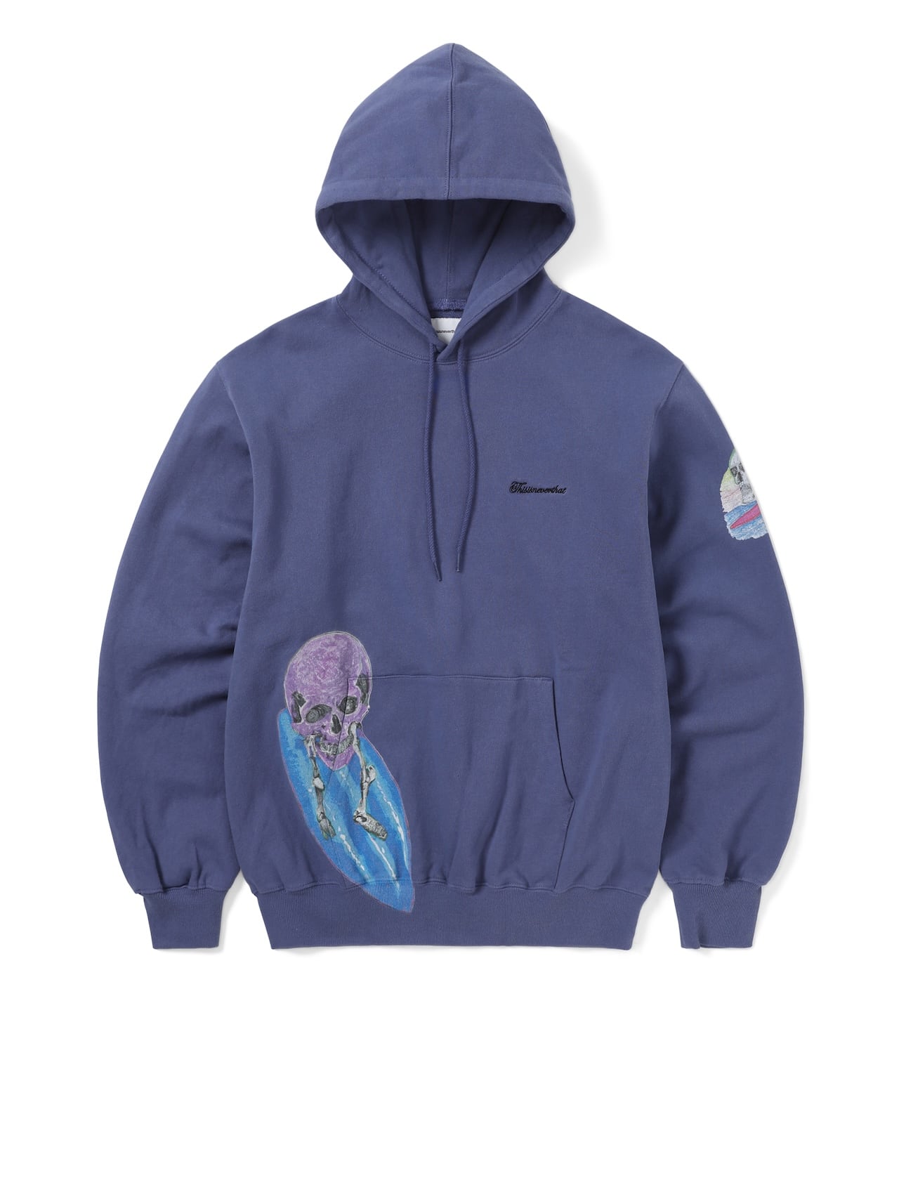 thisisneverthat - Surfing Skull Hoodie (Purple Blue) product image 1 | TRAB K-Fashion Australia