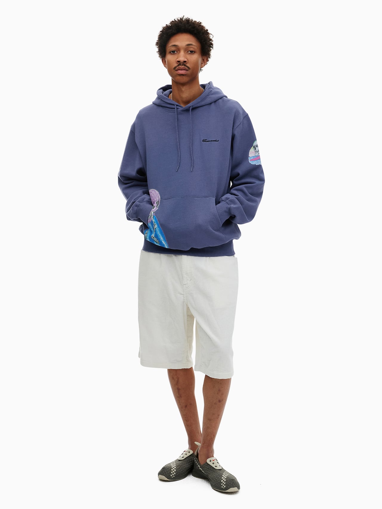 thisisneverthat - Surfing Skull Hoodie (Purple Blue) product image 5 | TRAB K-Fashion Australia