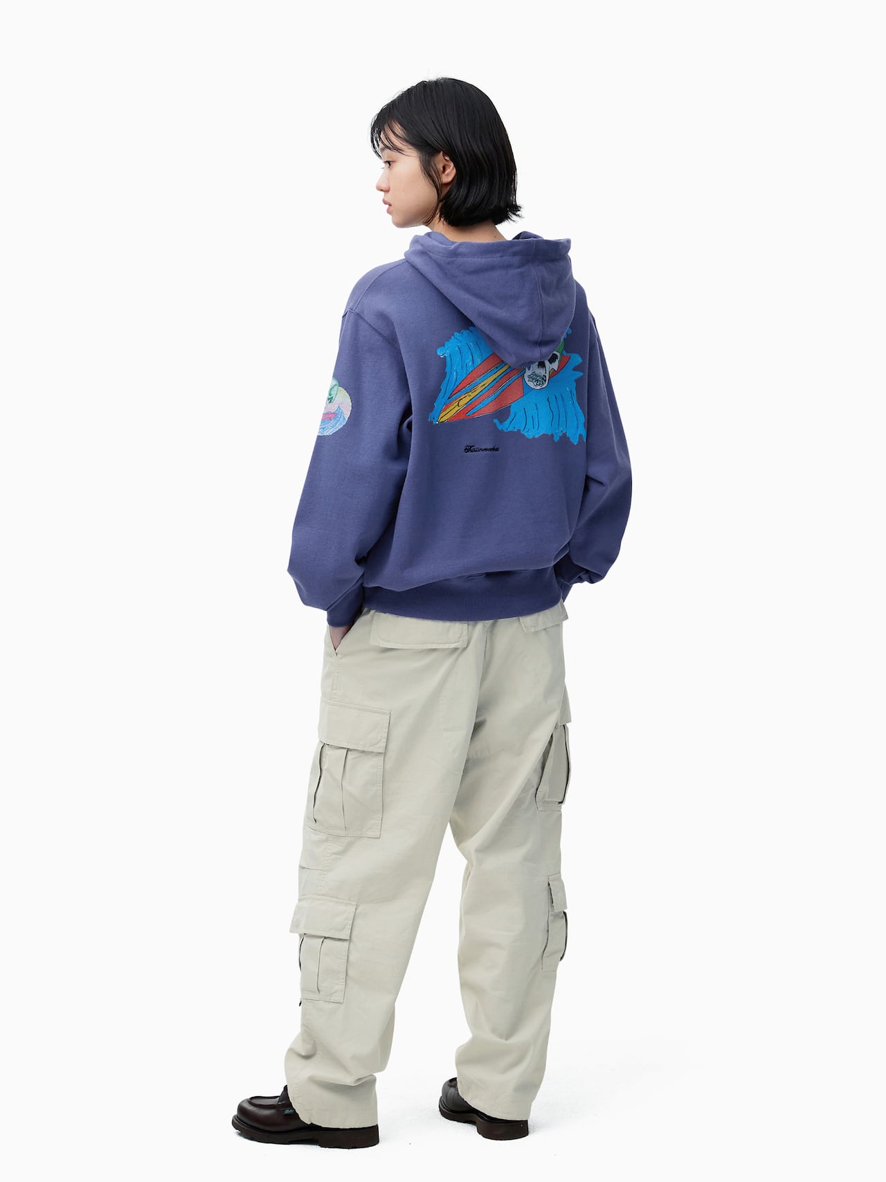 thisisneverthat - Surfing Skull Hoodie (Purple Blue) product image 8 | TRAB K-Fashion Australia