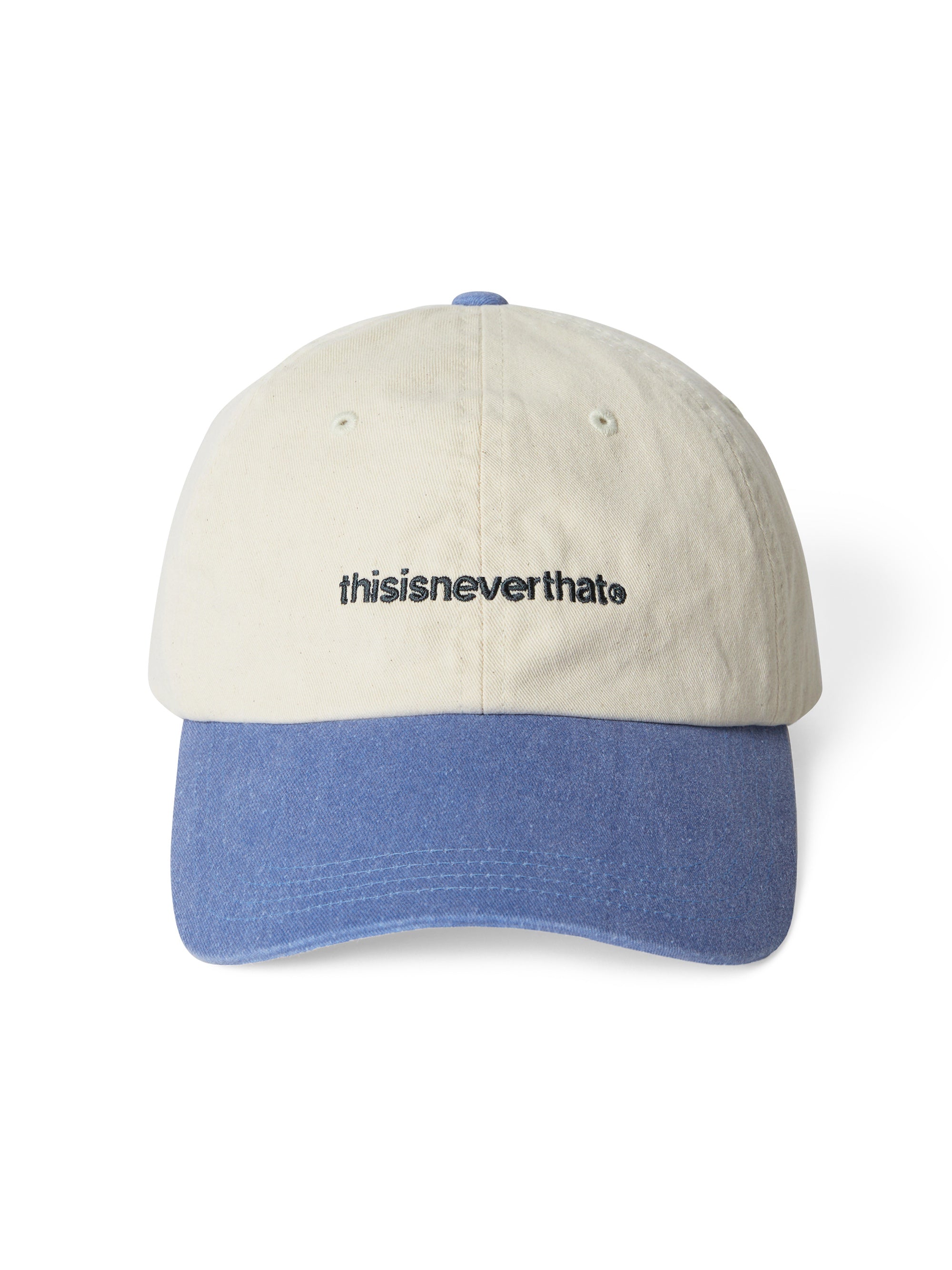 thisisneverthat - T-Logo Cap (Ivory/Blue) product image 2 | TRAB K-Fashion Australia