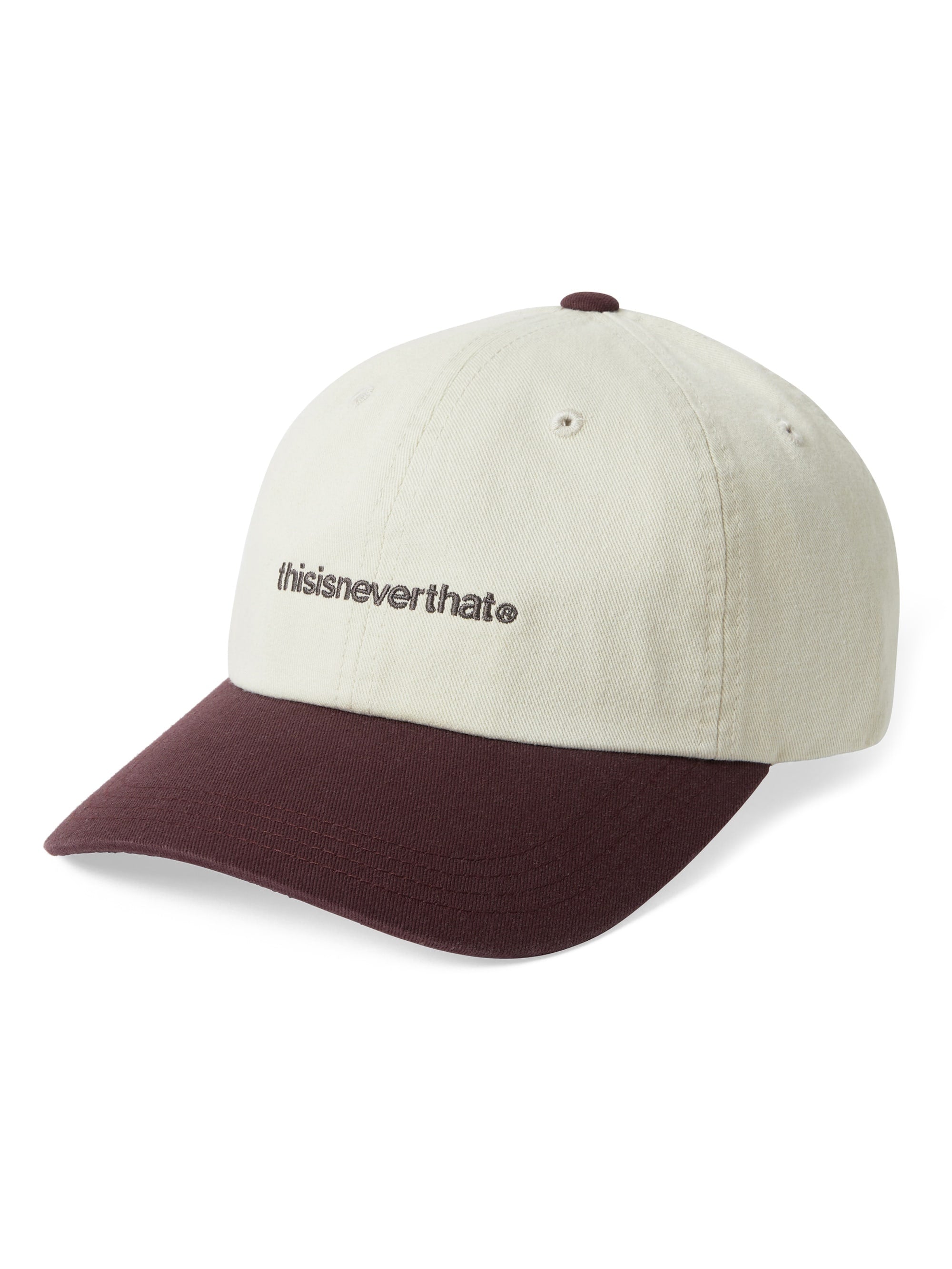 thisisneverthat - T-Logo Cap Light (Burgundy) product image 1 | TRAB K-Fashion Australia
