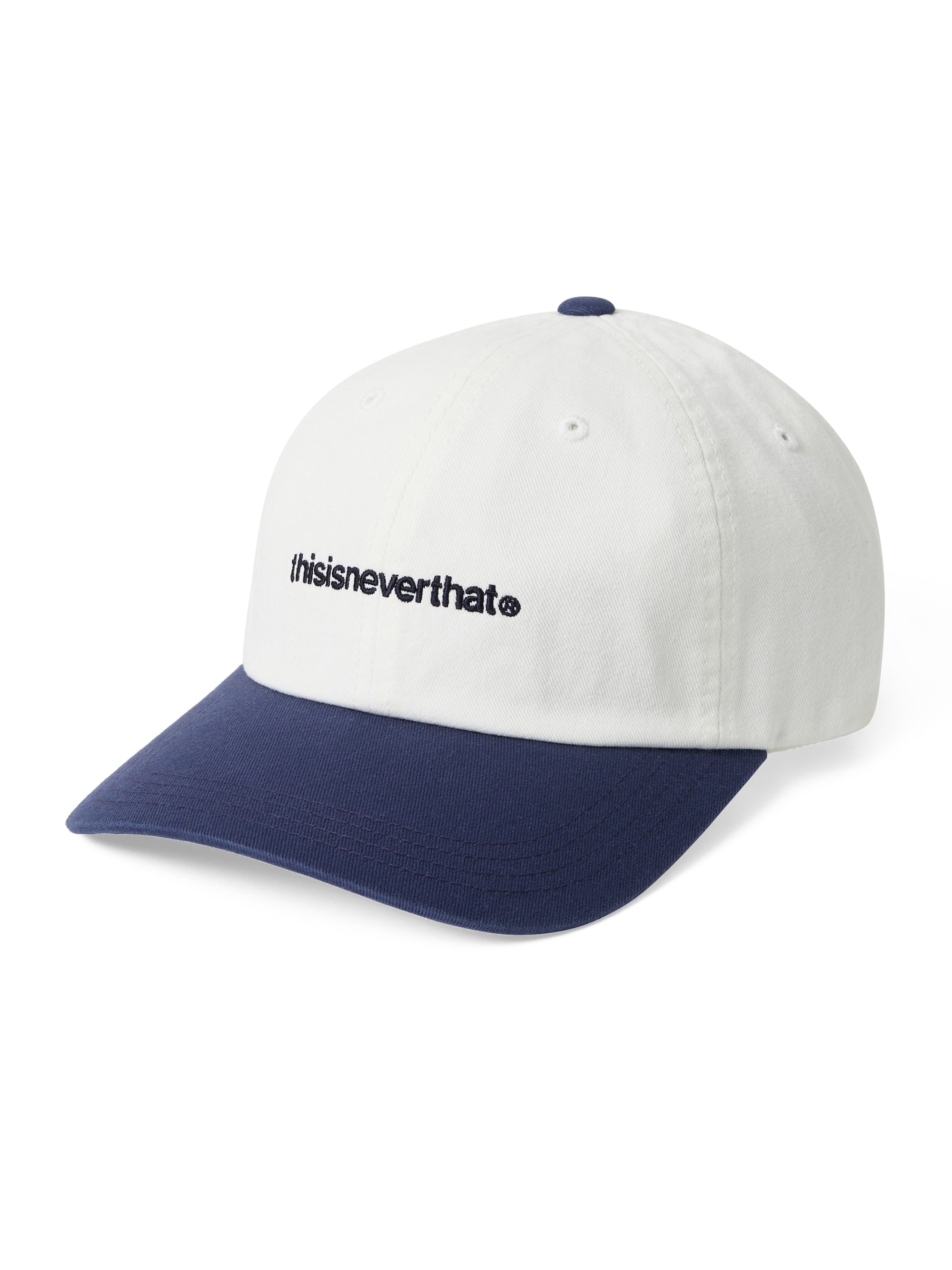 thisisneverthat - T-Logo Cap (White/Blue) product image 1 | TRAB K-Fashion Australia