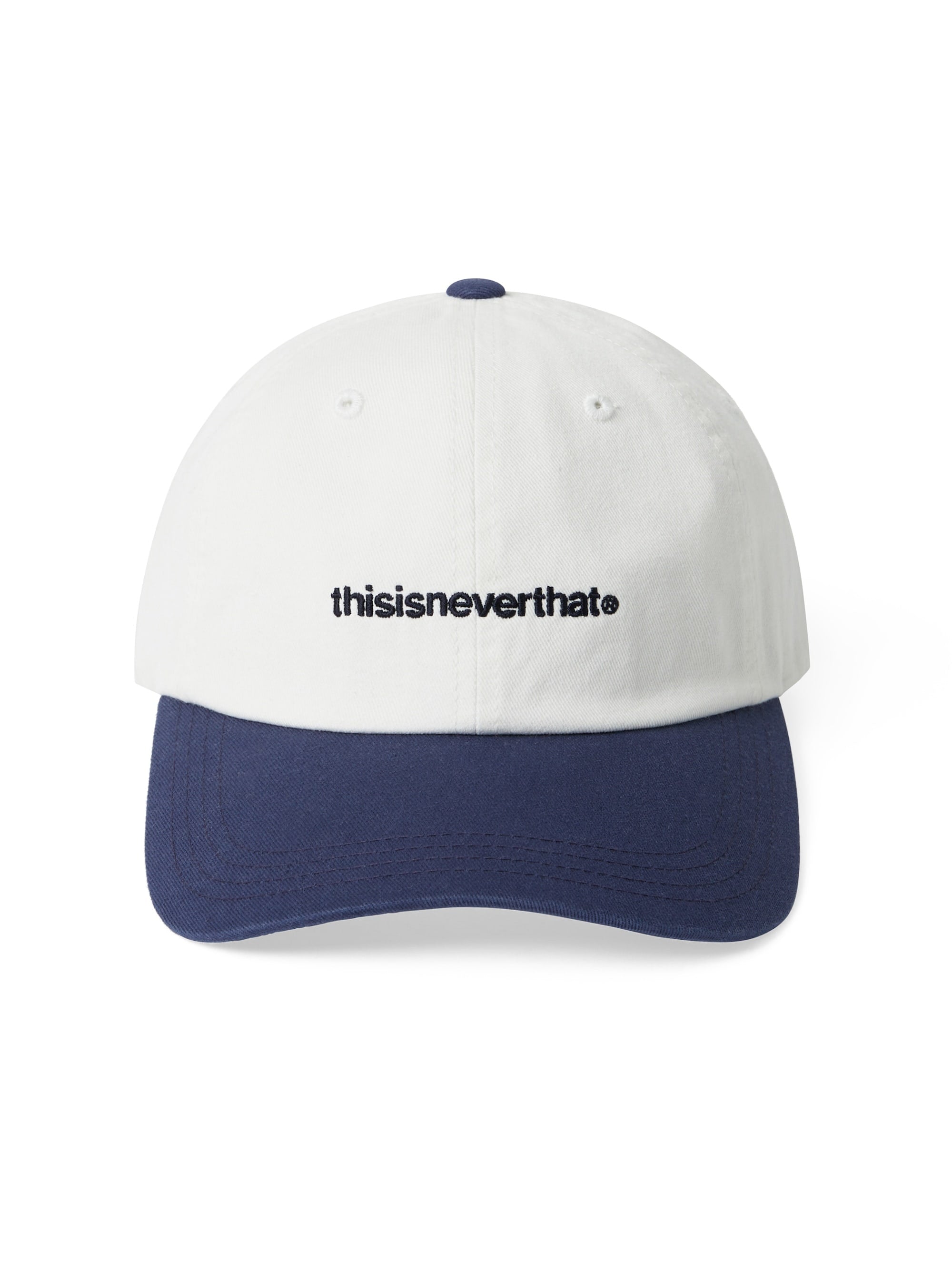 thisisneverthat - T-Logo Cap (White/Blue) product image 2 | TRAB K-Fashion Australia