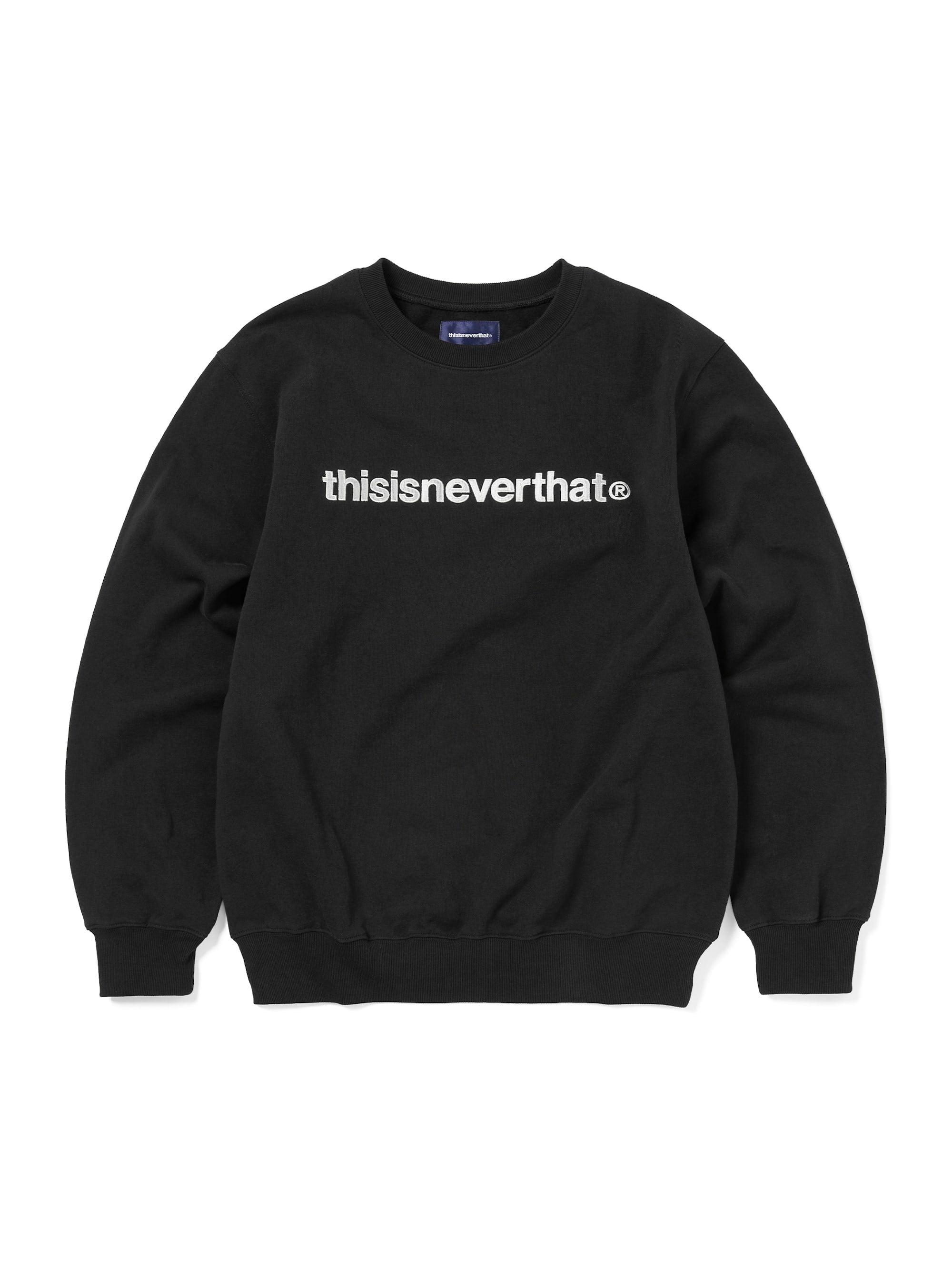 thisisneverthat - T-Logo Crewneck (Black) product image 1 | TRAB K-Fashion Australia