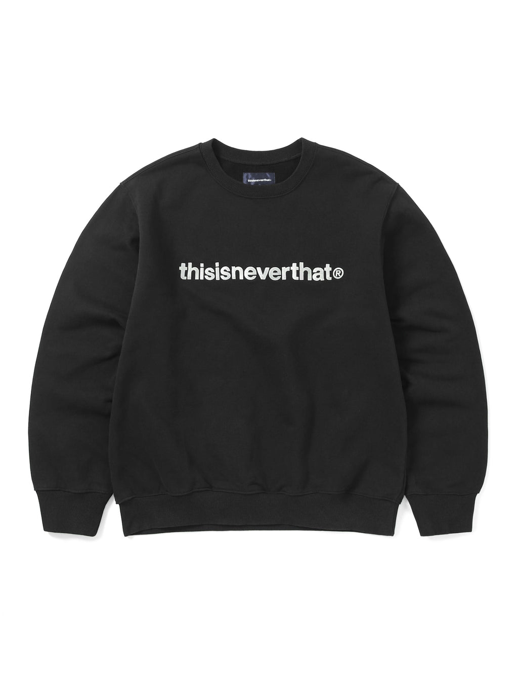 thisisneverthat - T-Logo Crewneck (Black) product image 1 | TRAB K-Fashion Australia