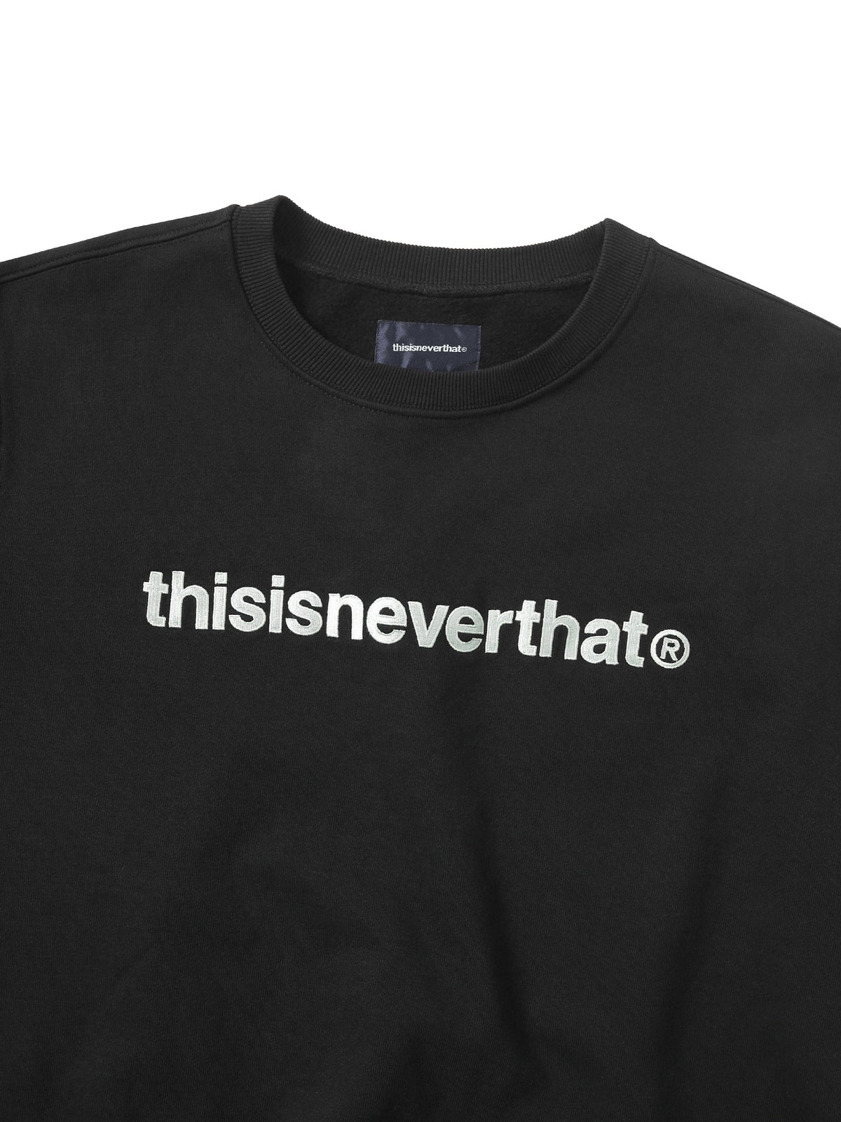 thisisneverthat - T-Logo Crewneck (Black) product image 2 | TRAB K-Fashion Australia