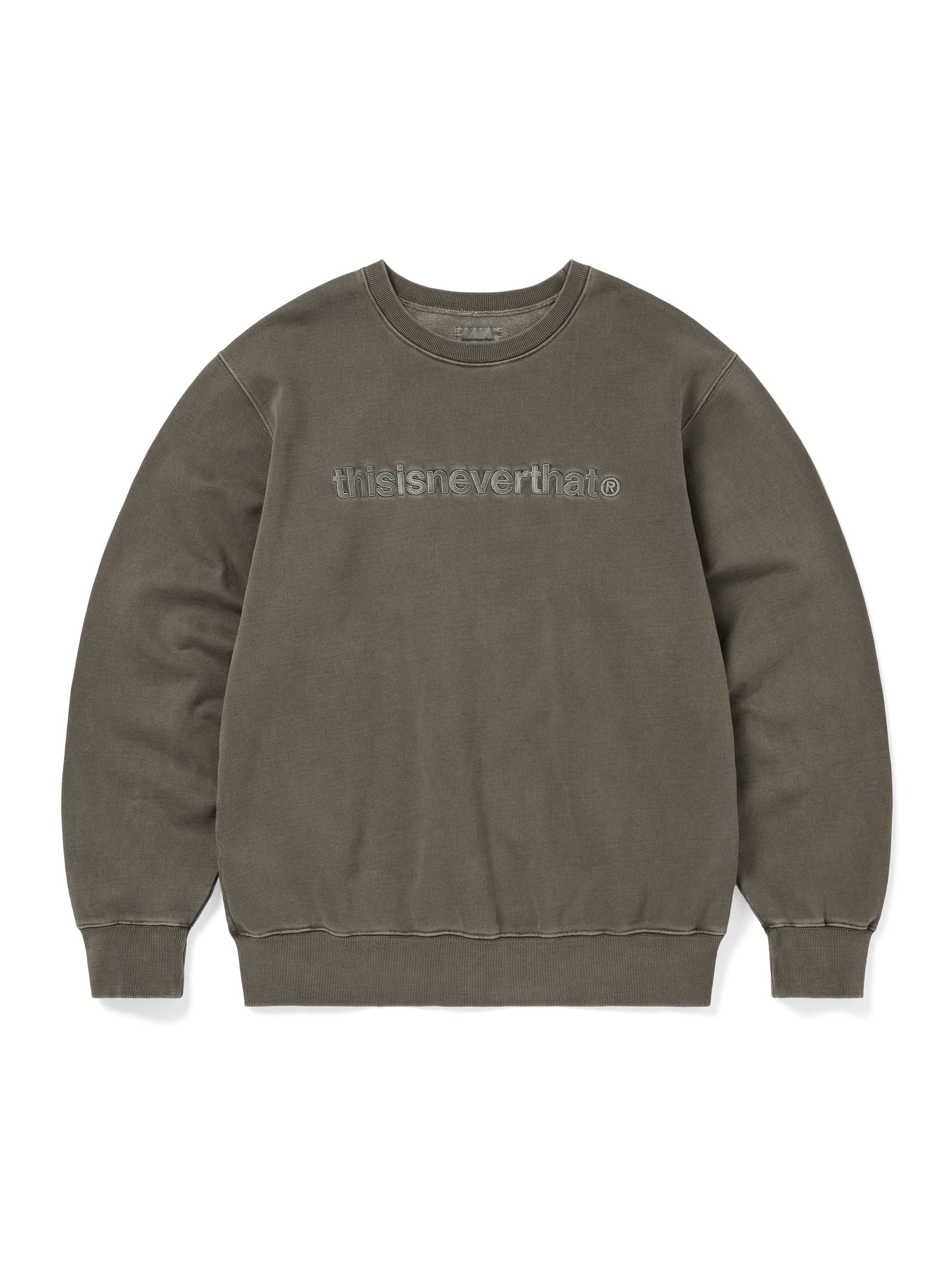 thisisneverthat - T-Logo Crewneck (Mocha) product image 1 | TRAB K-Fashion Australia