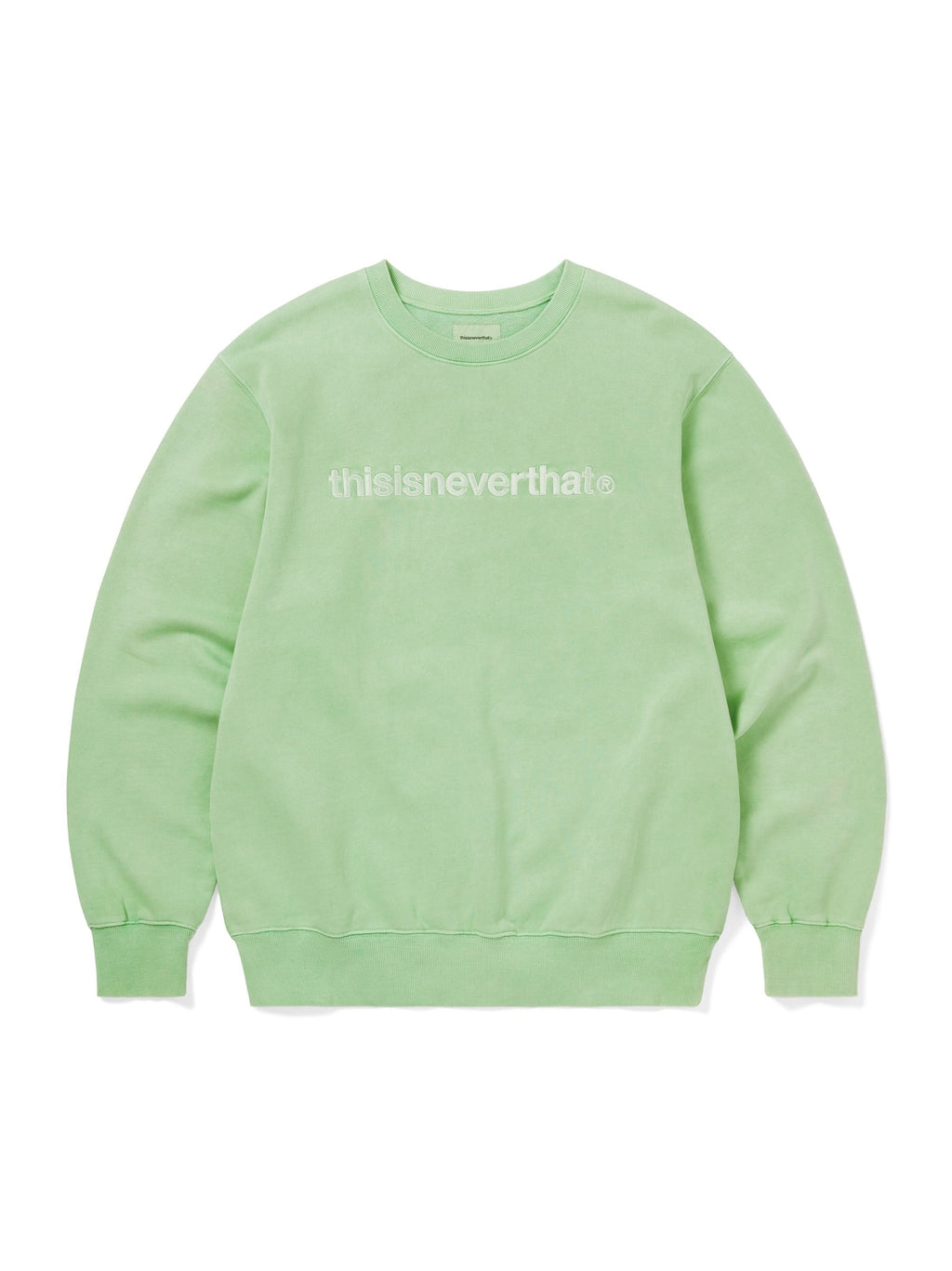 thisisneverthat - T-Logo Crewneck (Green) product image 1 | TRAB K-Fashion Australia