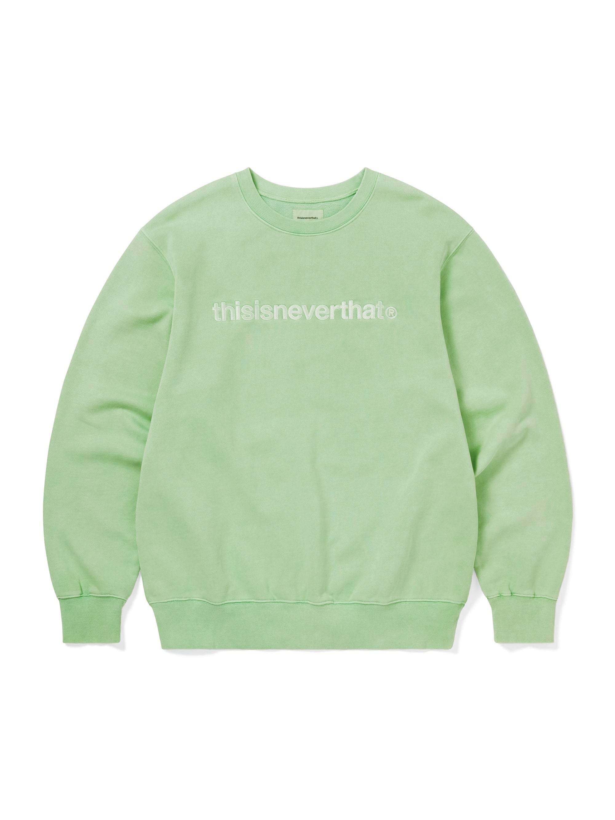 thisisneverthat - T-Logo Crewneck (Green) product image 1 | TRAB K-Fashion Australia