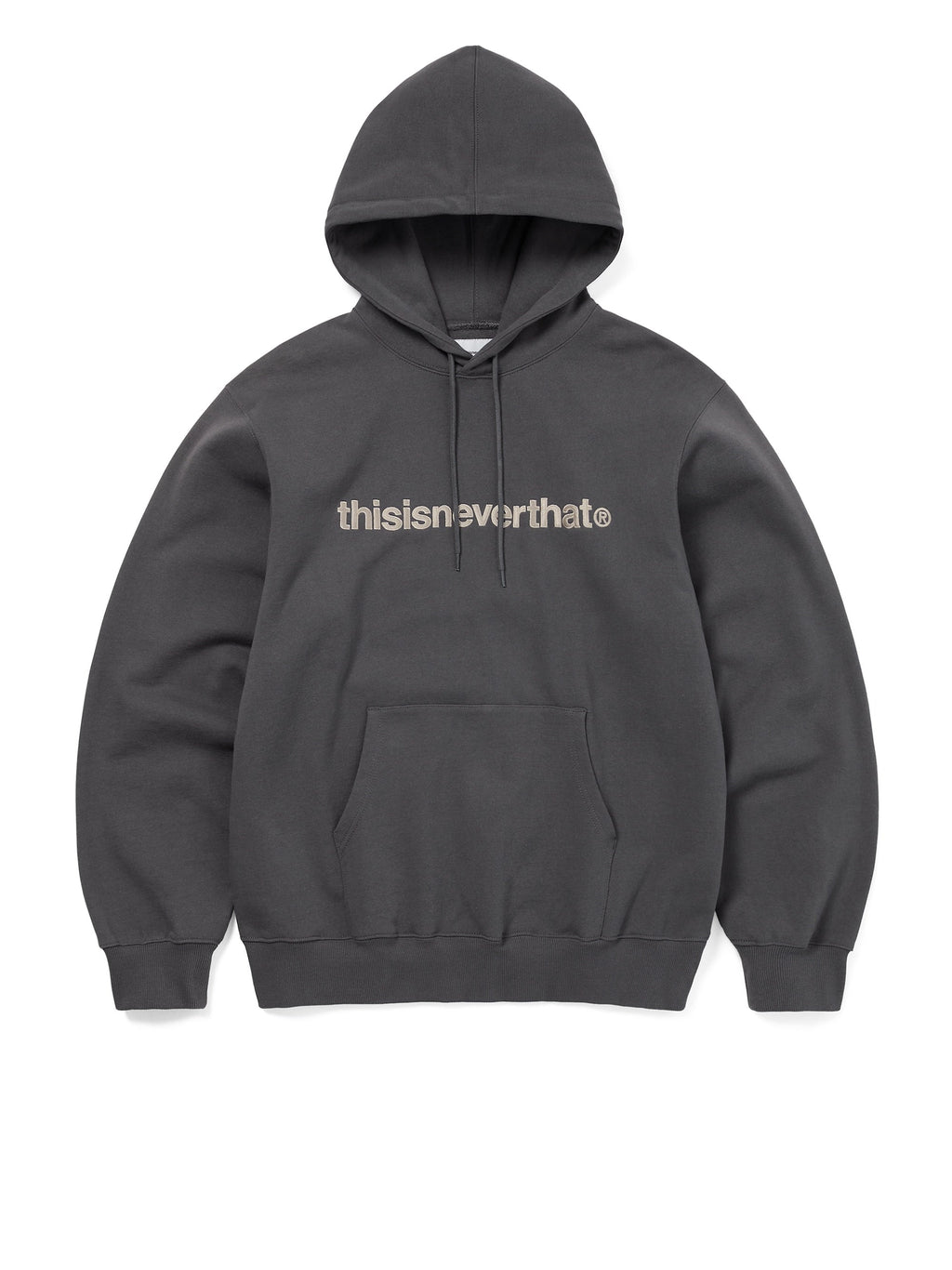 thisisneverthat - T-Logo Hoodie (Dark Grey) product image 1 | TRAB K-Fashion Australia