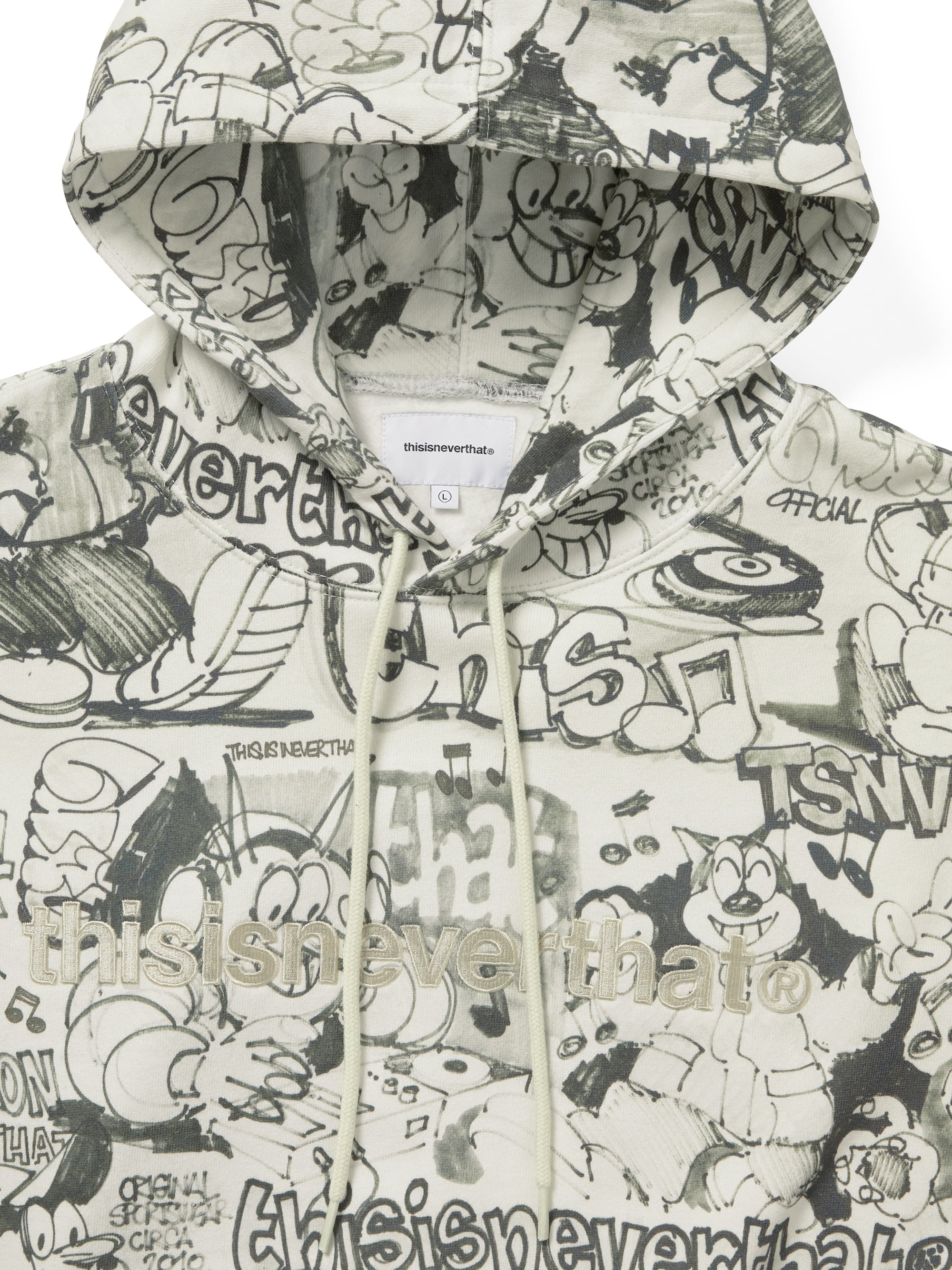 thisisneverthat - T-Logo Hoodie (Graffiti) product image 2 | TRAB K-Fashion Australia