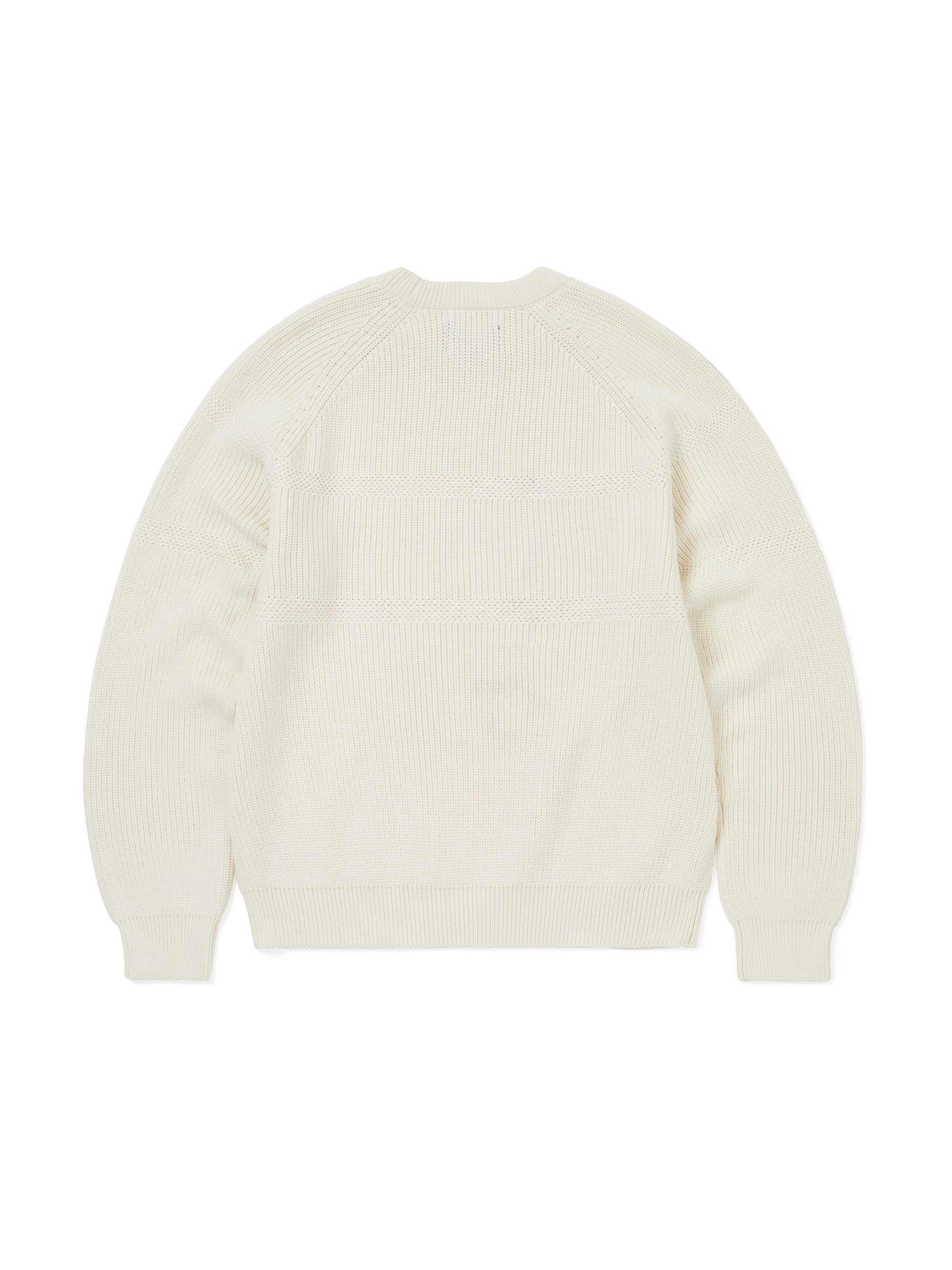 thisisneverthat - T-Logo Knit Sweater (White) product image 3 | TRAB K-Fashion Australia