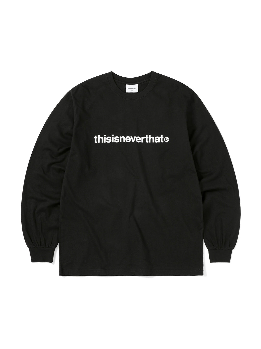 thisisneverthat - T-Logo L/S Tee (Black) product image 1 | TRAB K-Fashion Australia