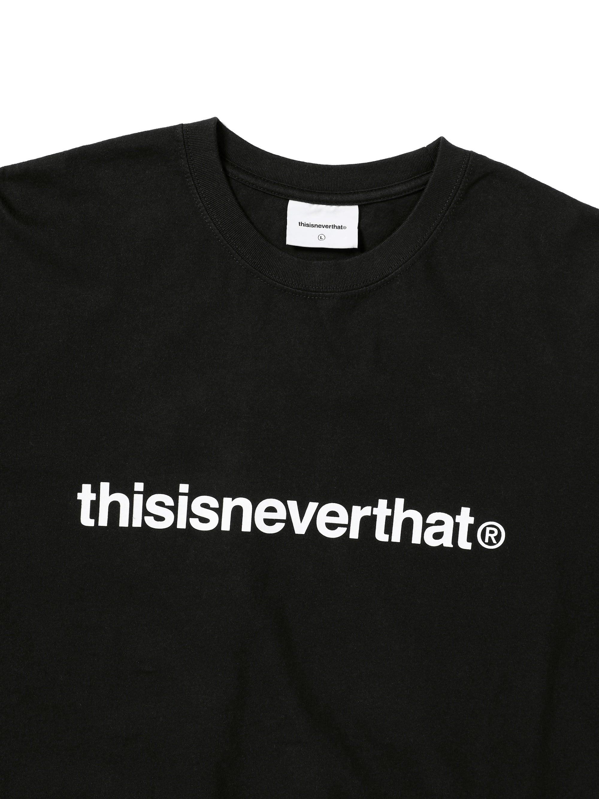 thisisneverthat - T-Logo L/S Tee (Black) product image 2 | TRAB K-Fashion Australia