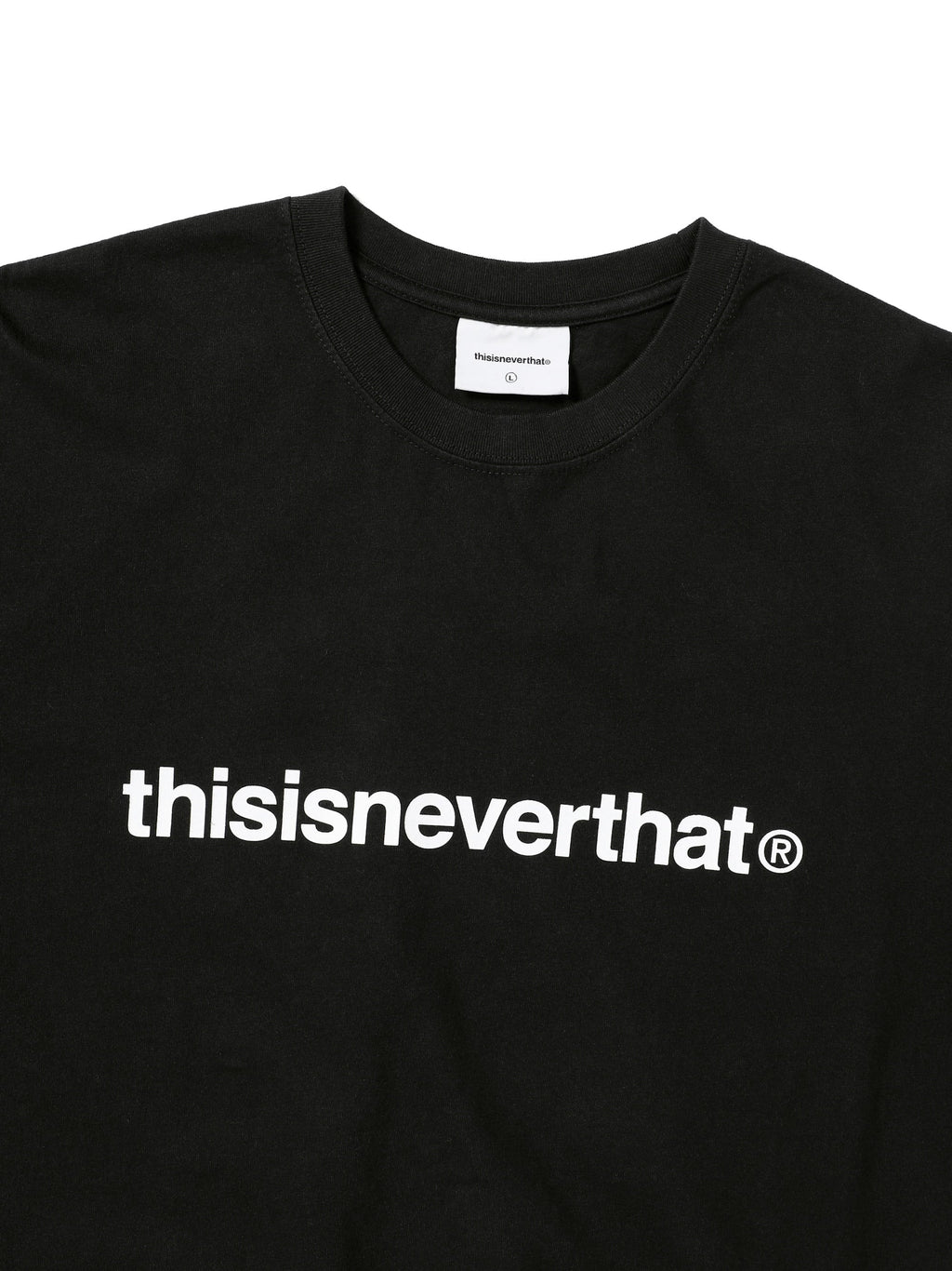 thisisneverthat - T-Logo L/S Tee (Black) product image 2 | TRAB K-Fashion Australia