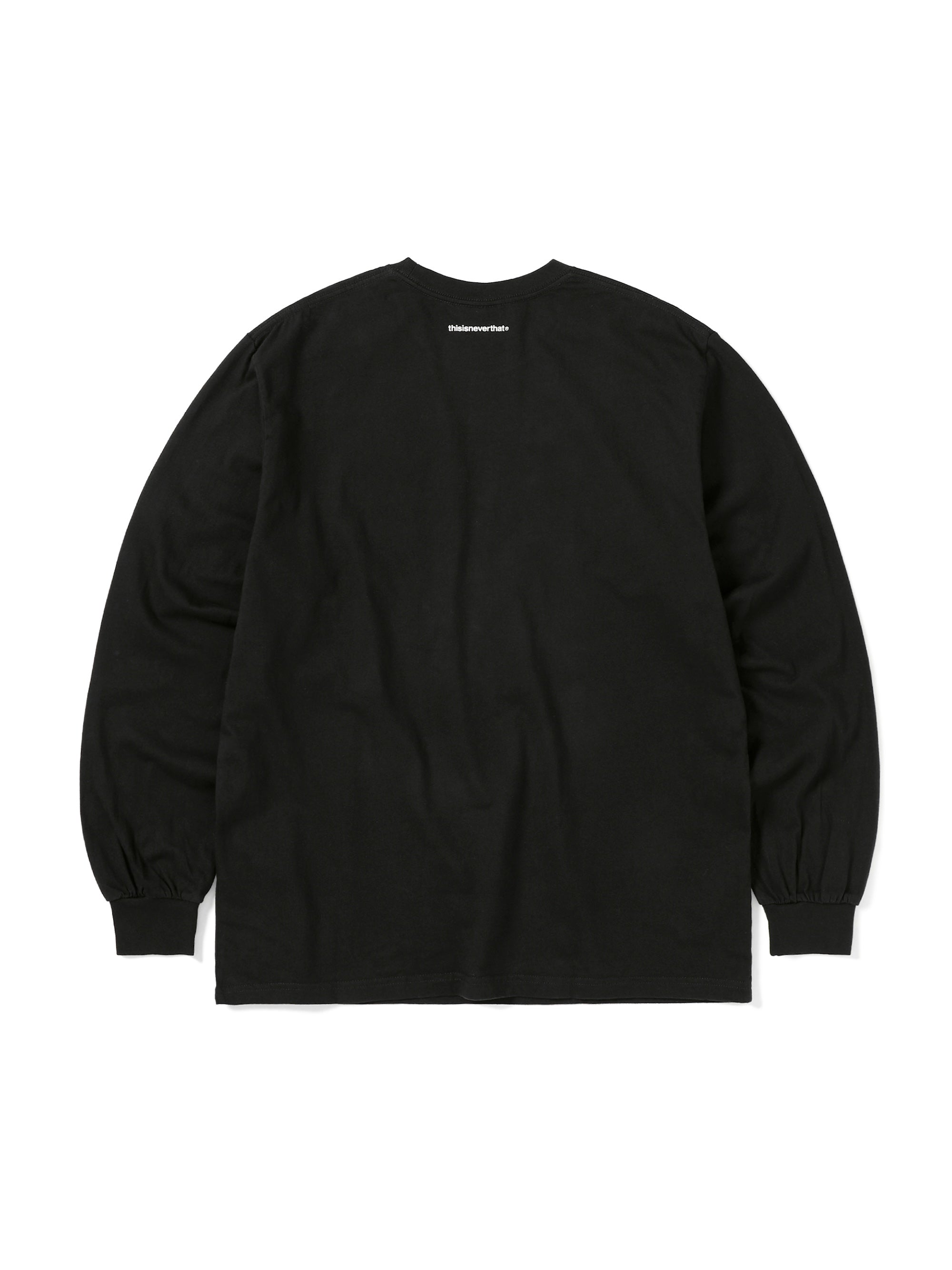 thisisneverthat - T-Logo L/S Tee (Heather Black) product image 3 | TRAB K-Fashion Australia