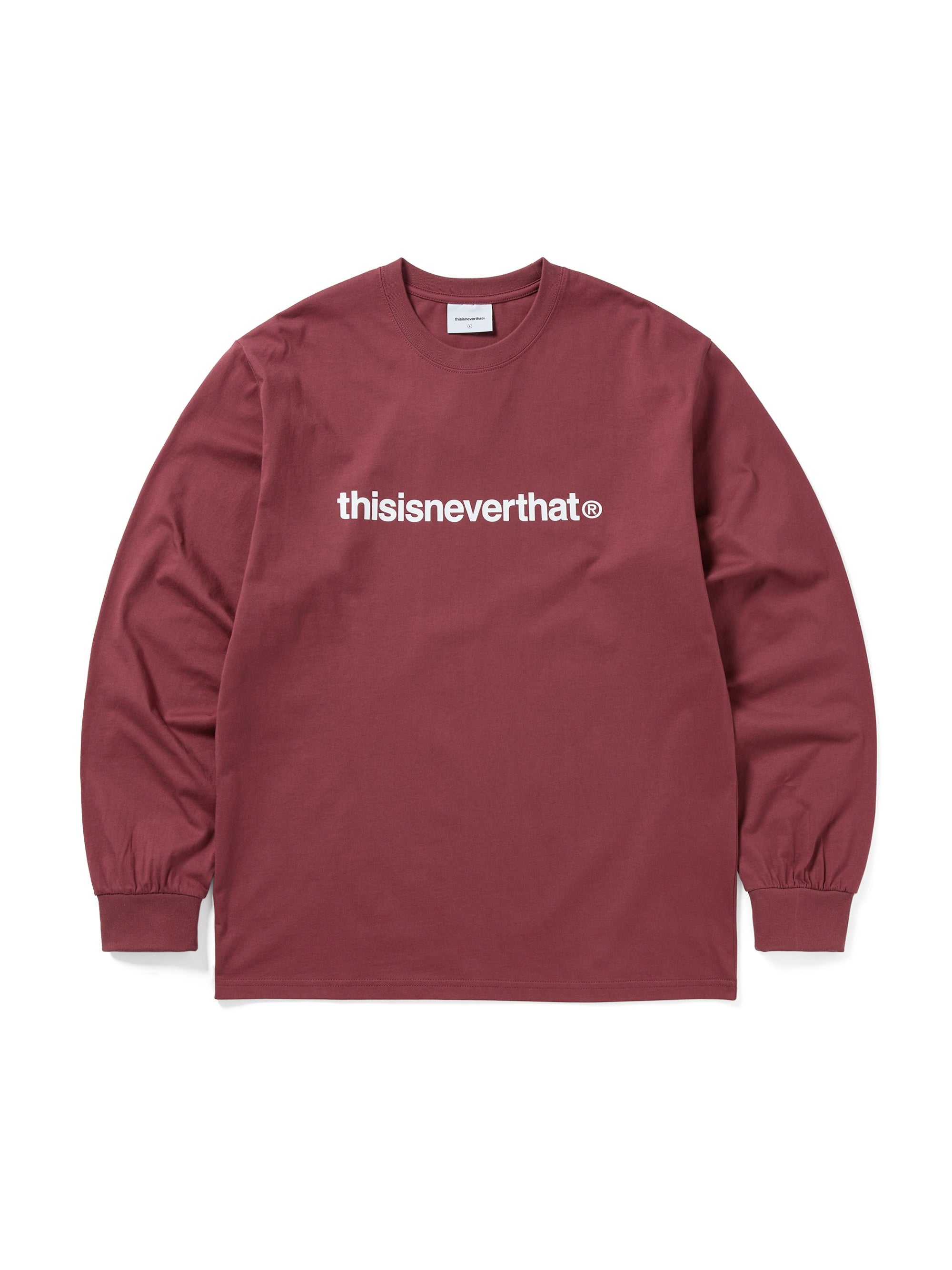 thisisneverthat - T-Logo L/S Tee (Dried Rose) product image 1 | TRAB K-Fashion Australia