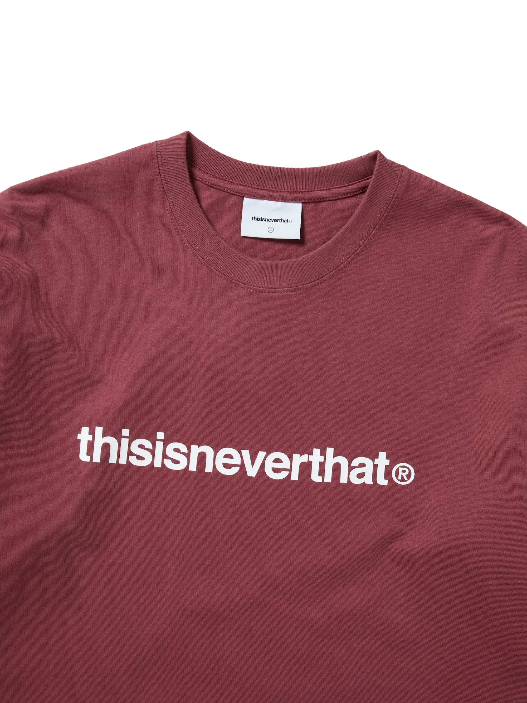 thisisneverthat - T-Logo L/S Tee (Dried Rose) product image 2 | TRAB K-Fashion Australia
