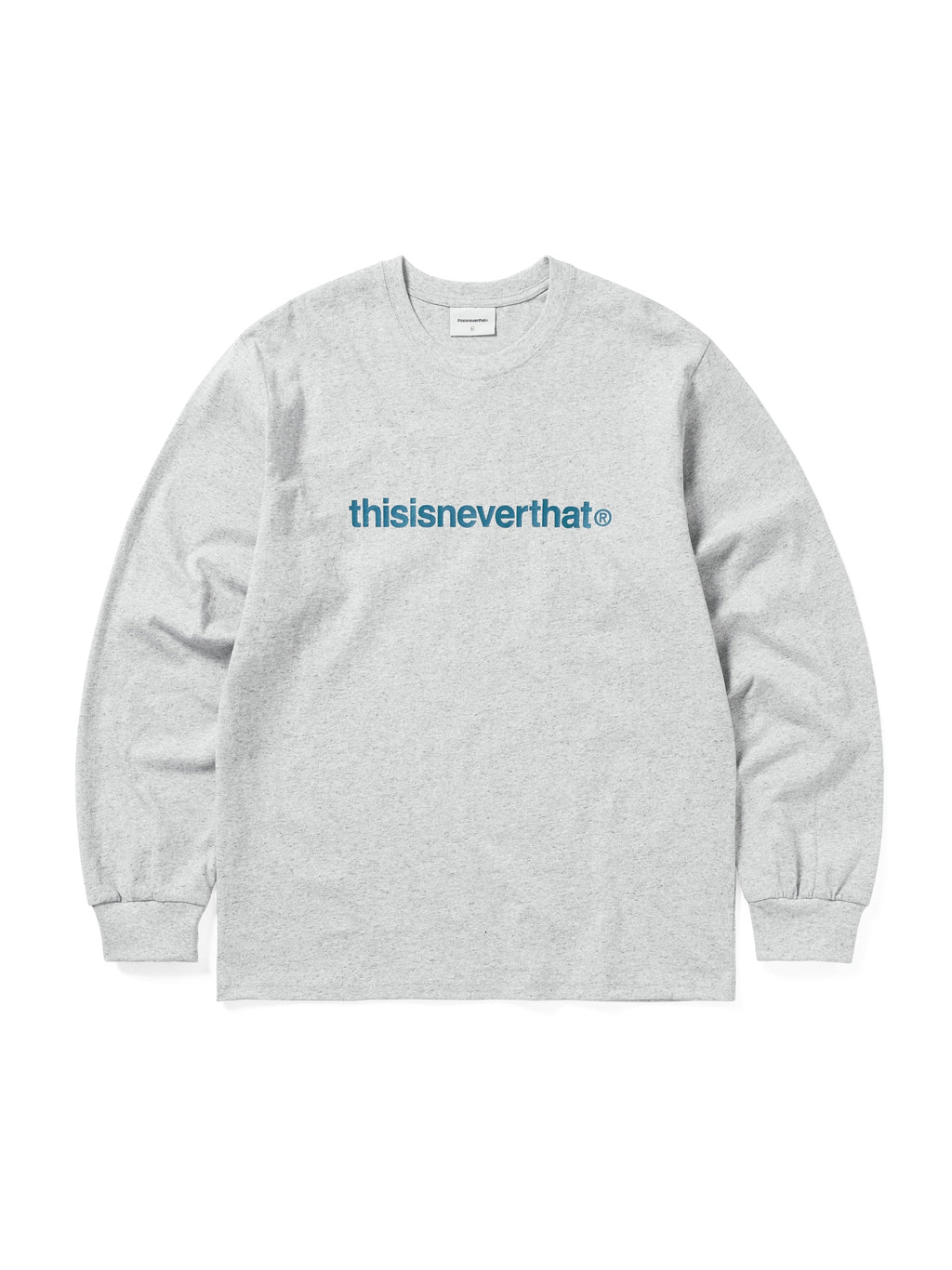 thisisneverthat - T-Logo L/S Tee Heather (Grey) product image 1 | TRAB K-Fashion Australia