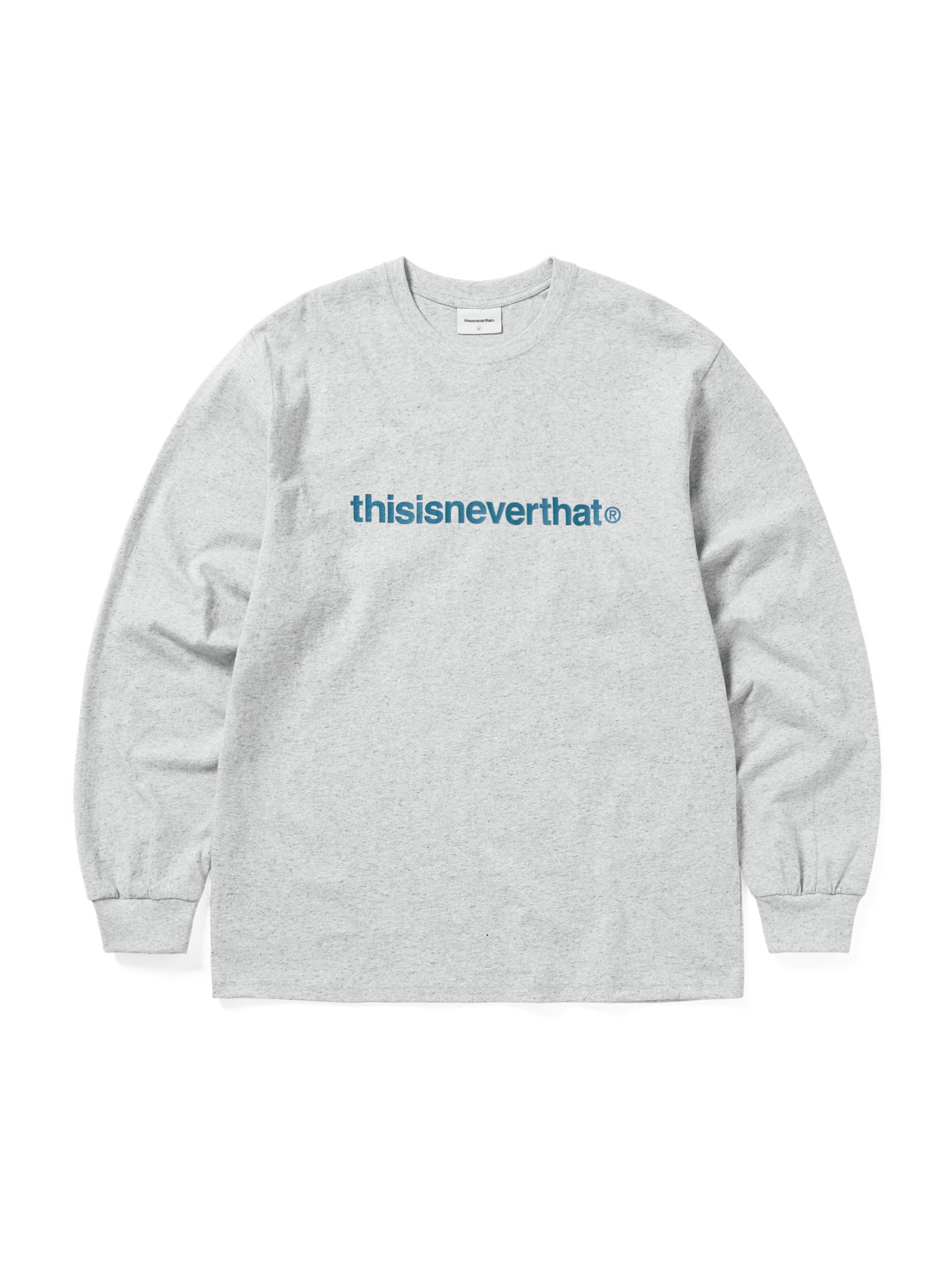 thisisneverthat - T-Logo L/S Tee Faded (Grey) product image 1 | TRAB K-Fashion Australia