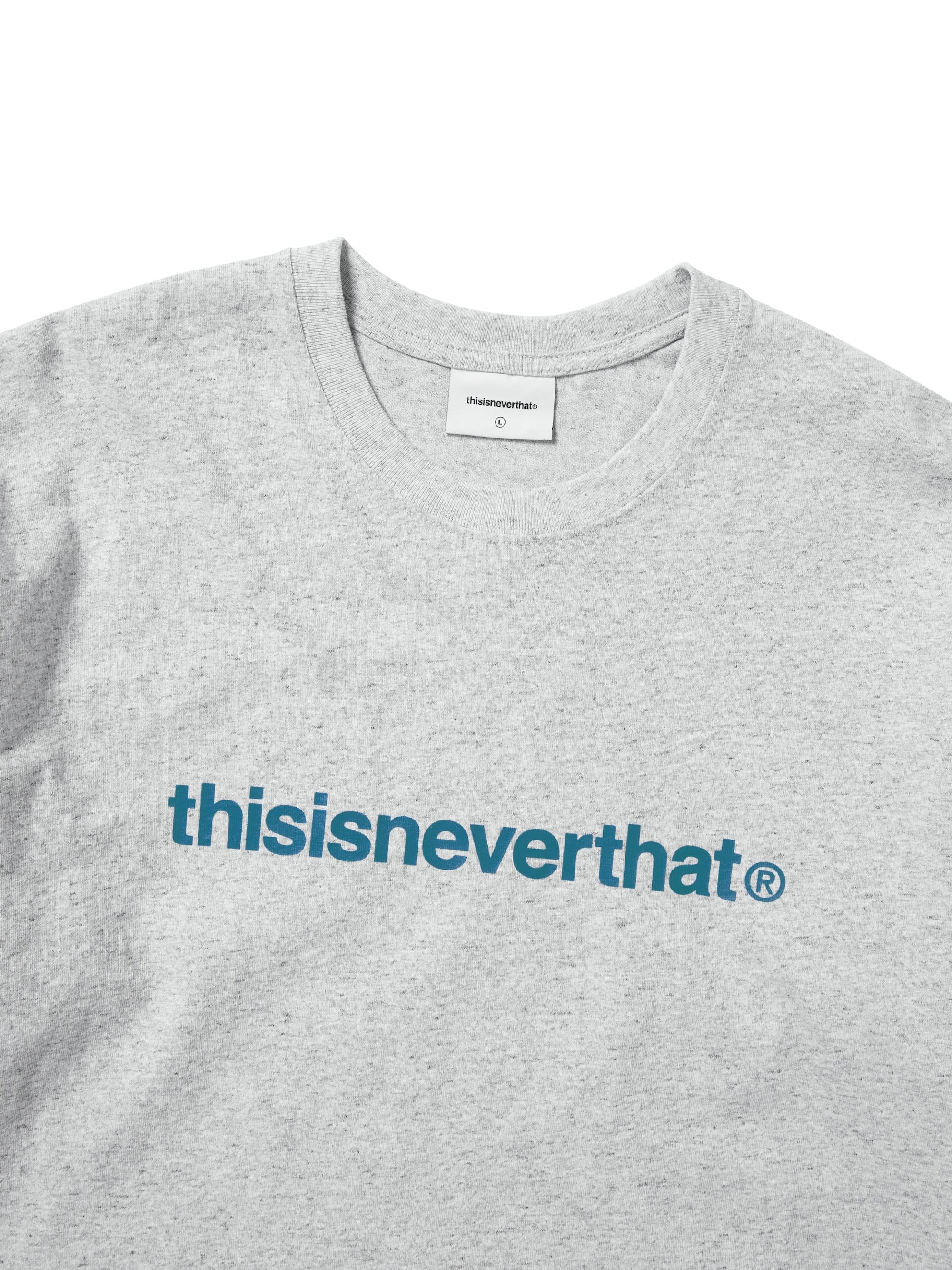 thisisneverthat - T-Logo L/S Tee Heather (Grey) product image 2 | TRAB K-Fashion Australia