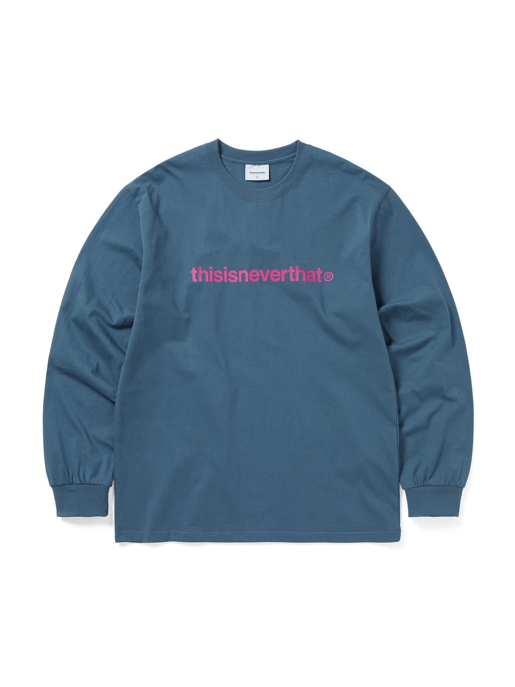 thisisneverthat - T-Logo L/S Tee Light (Navy) product image 1 | TRAB K-Fashion Australia