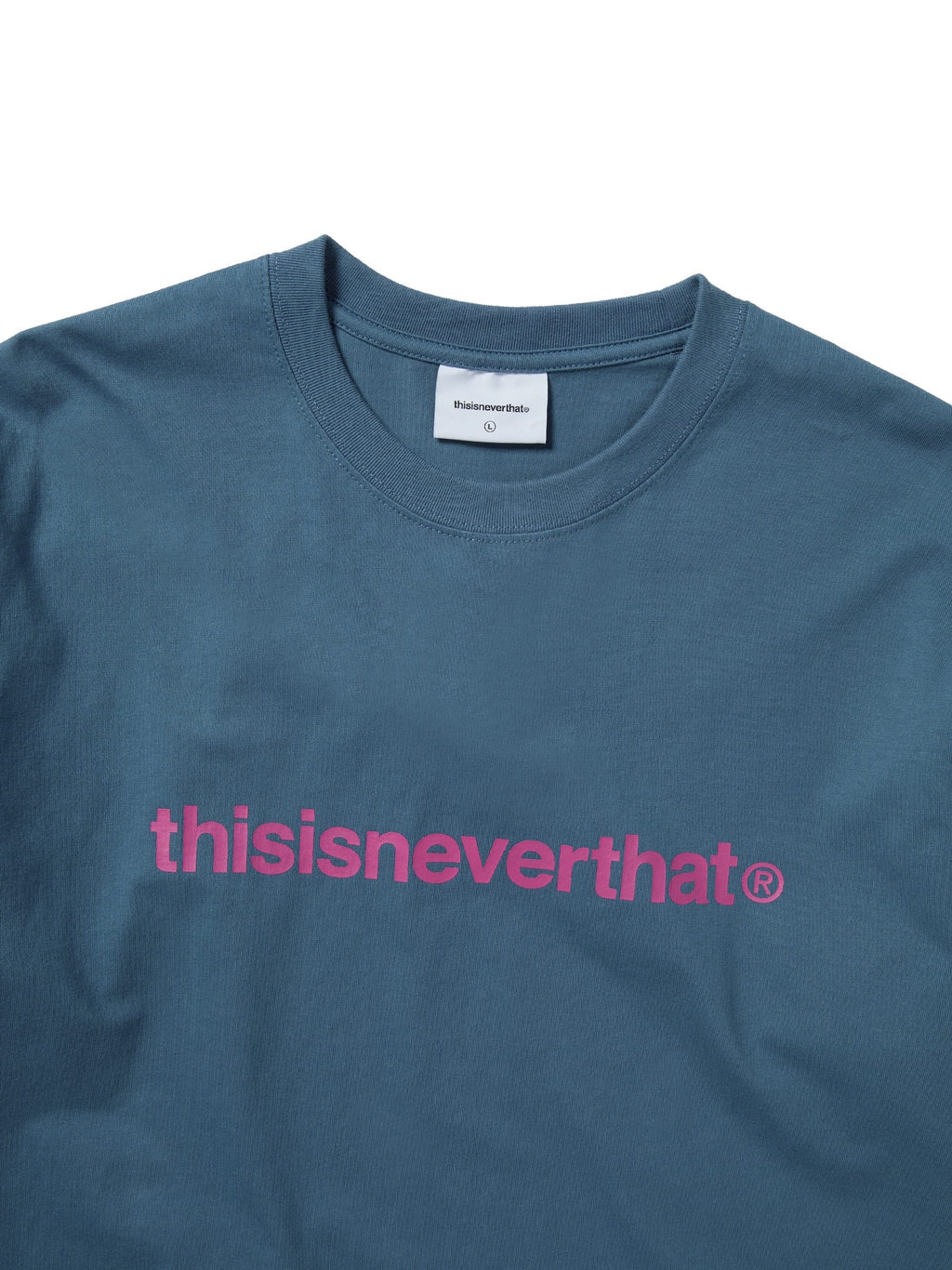 thisisneverthat - T-Logo L/S Tee Light (Navy) product image 2 | TRAB K-Fashion Australia
