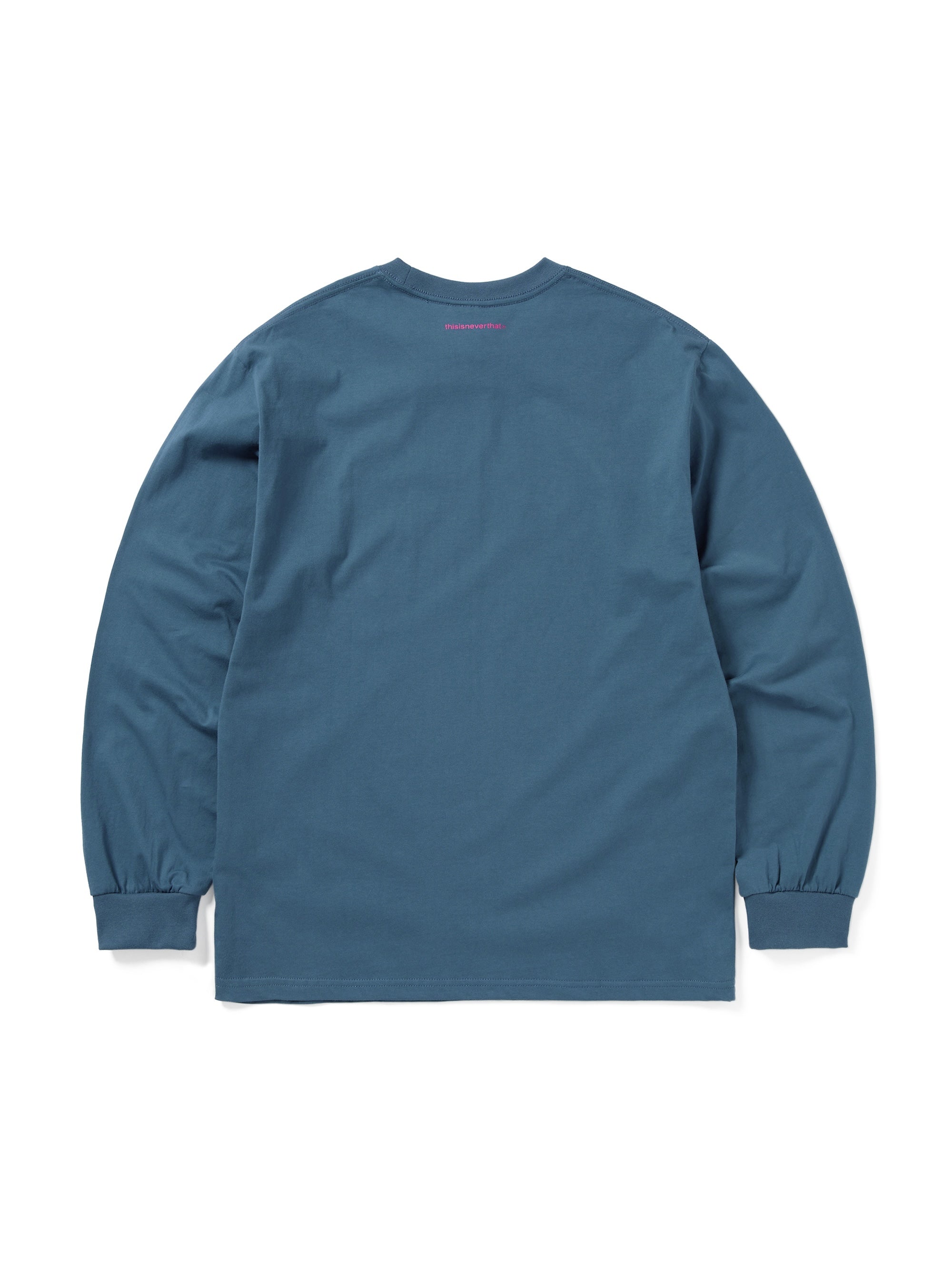 thisisneverthat - T-Logo L/S Tee Light (Navy) product image 3 | TRAB K-Fashion Australia