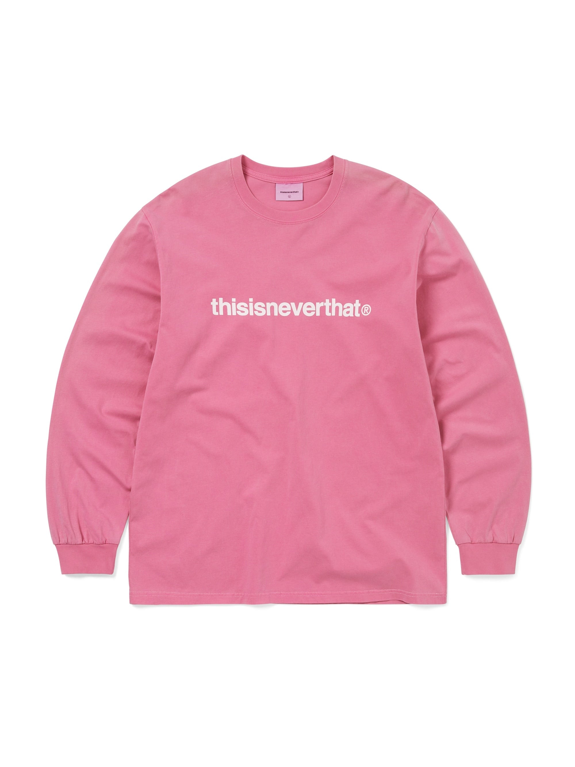 thisisneverthat - T-Logo L/S Tee Faded (Taffy) product image 1 | TRAB K-Fashion Australia