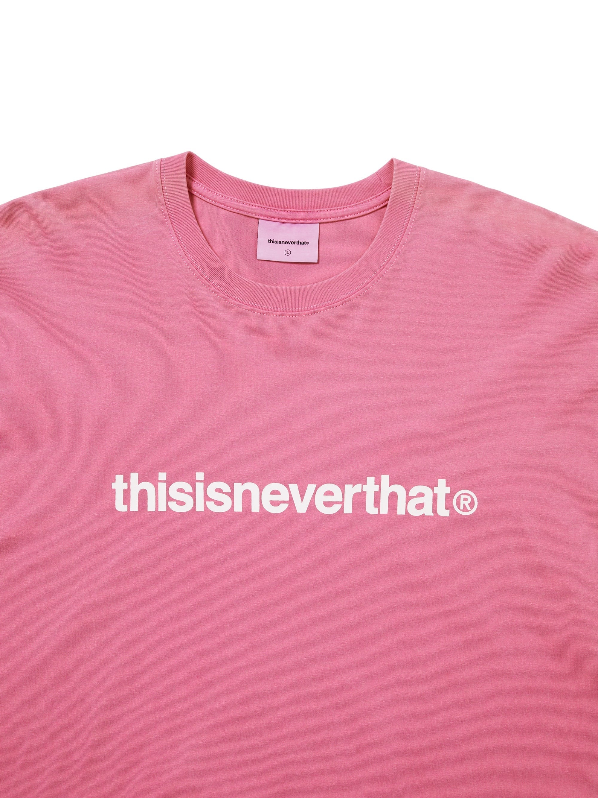 thisisneverthat - T-Logo L/S Tee Faded (Taffy) product image 2 | TRAB K-Fashion Australia