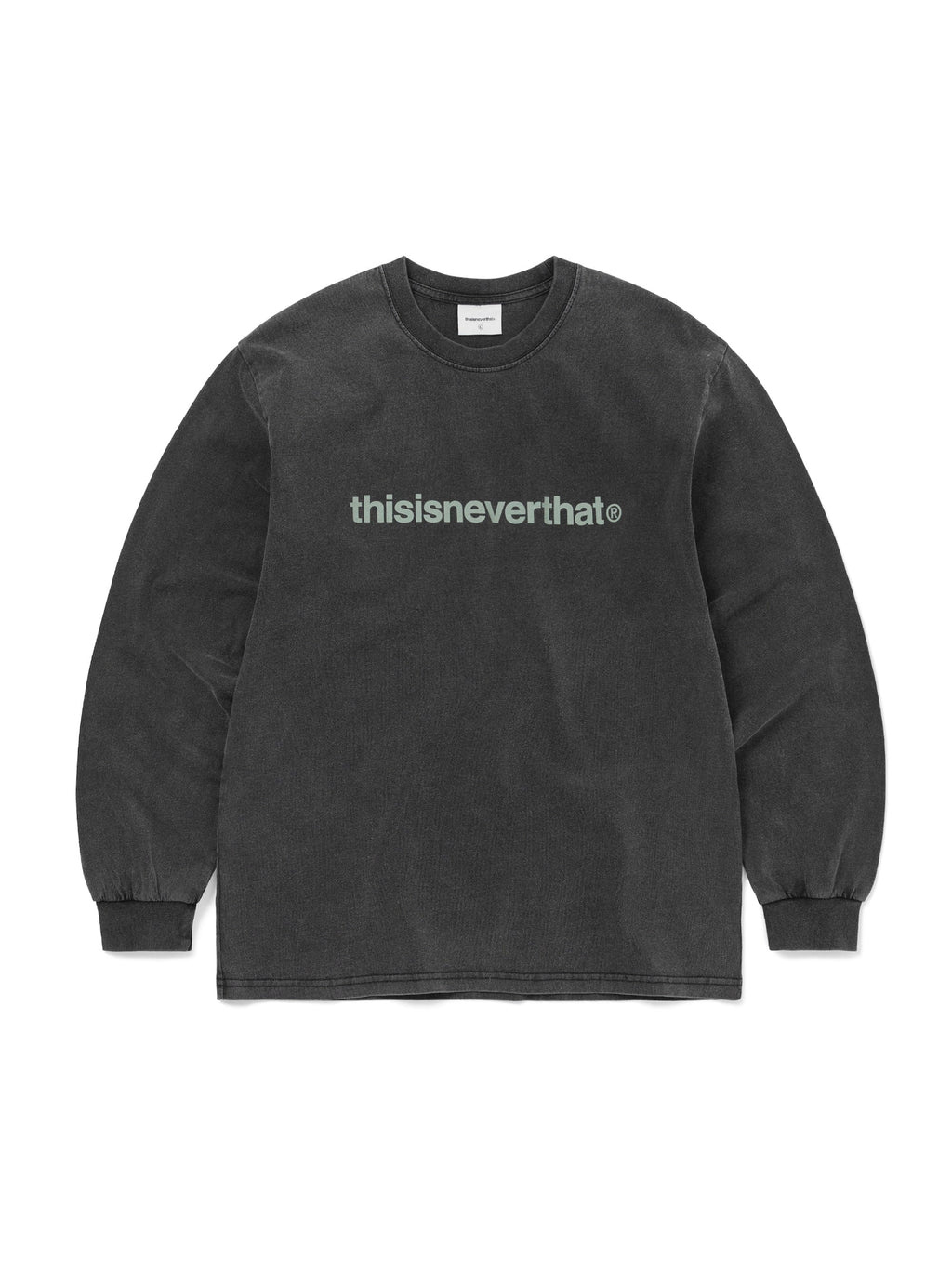 thisisneverthat - T-Logo L/S Tee (Washed Black) product image 1 | TRAB K-Fashion Australia