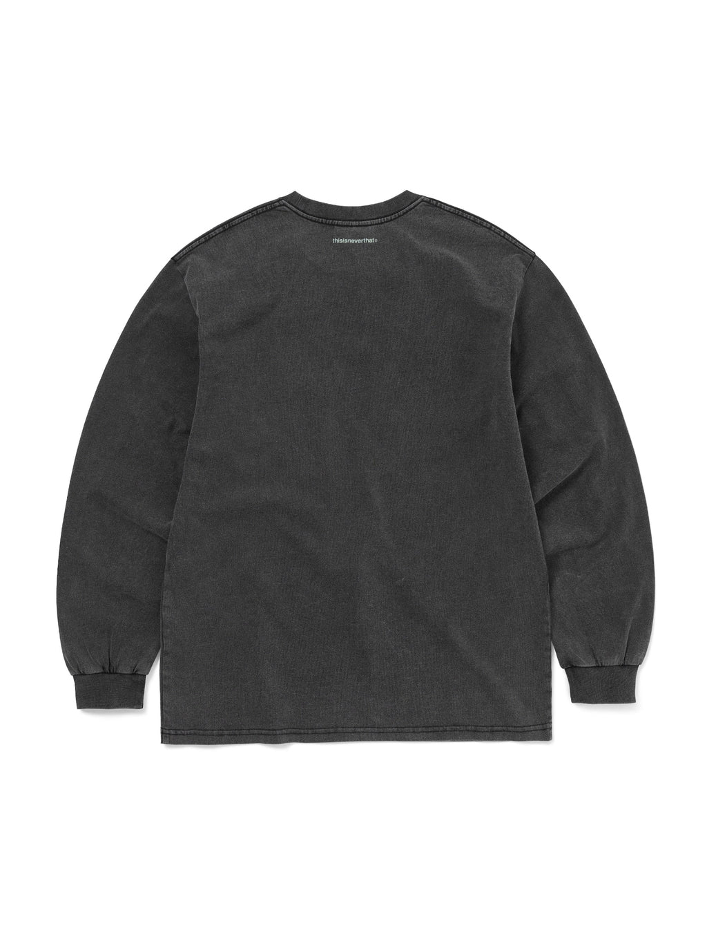 thisisneverthat - T-Logo L/S Tee (Washed Black) product image 3 | TRAB K-Fashion Australia