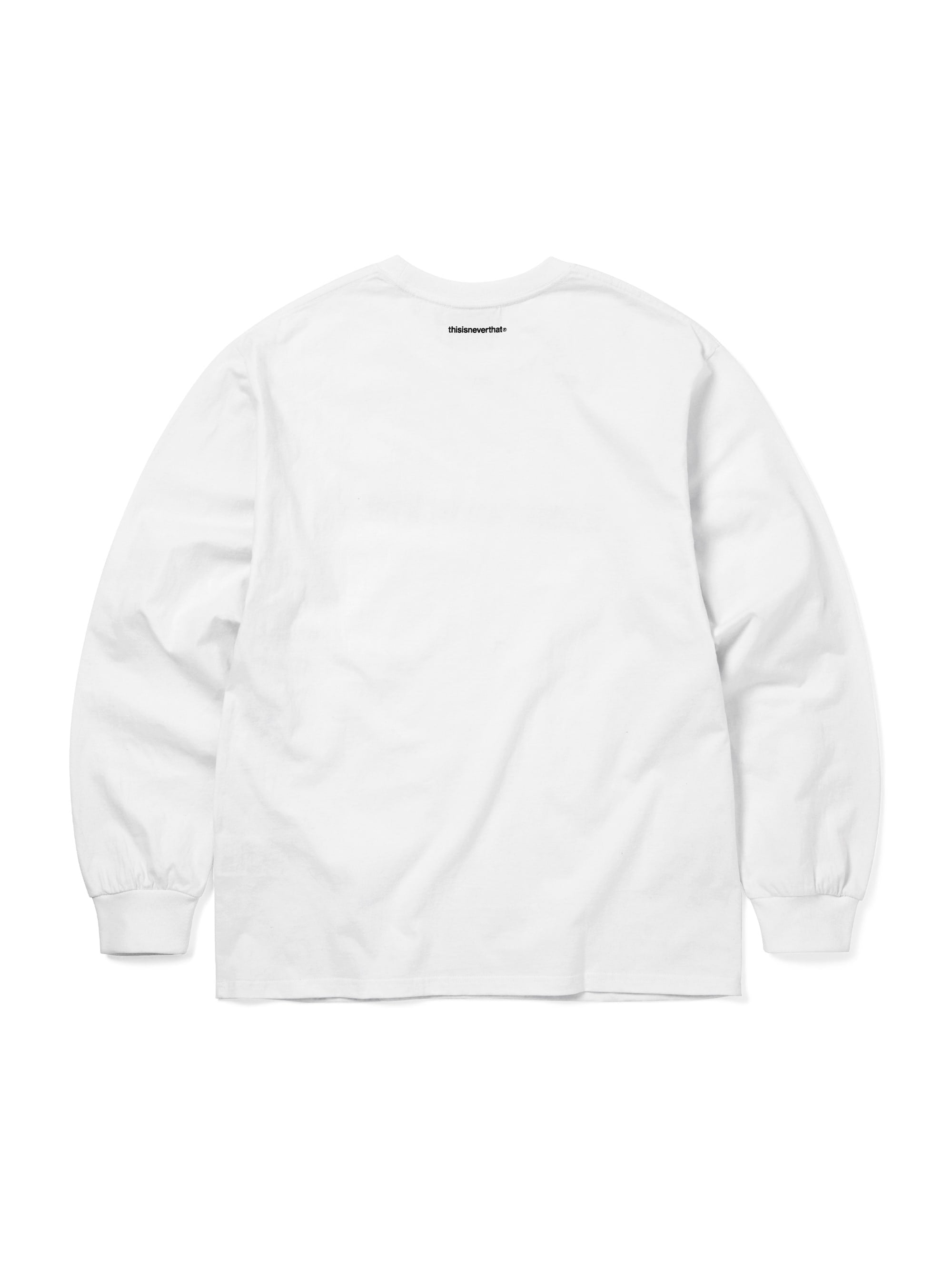 thisisneverthat - T-Logo L/S Tee Faded (White) product image 3 | TRAB K-Fashion Australia