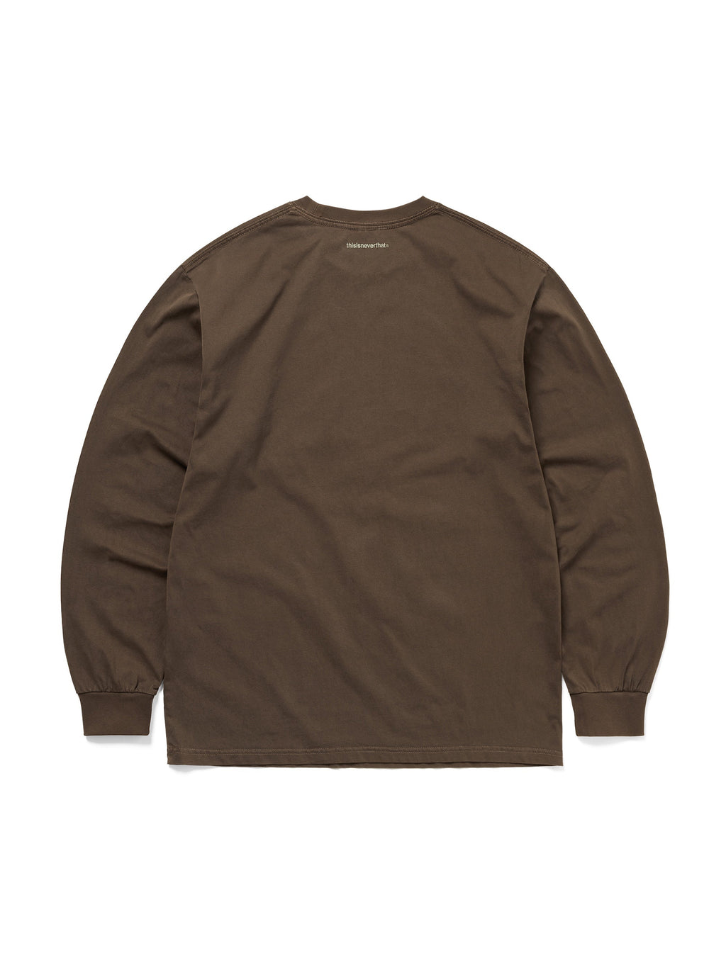 thisisneverthat - T-Logo L/S Tee (Dark Chocolate) product image 3 | TRAB K-Fashion Australia