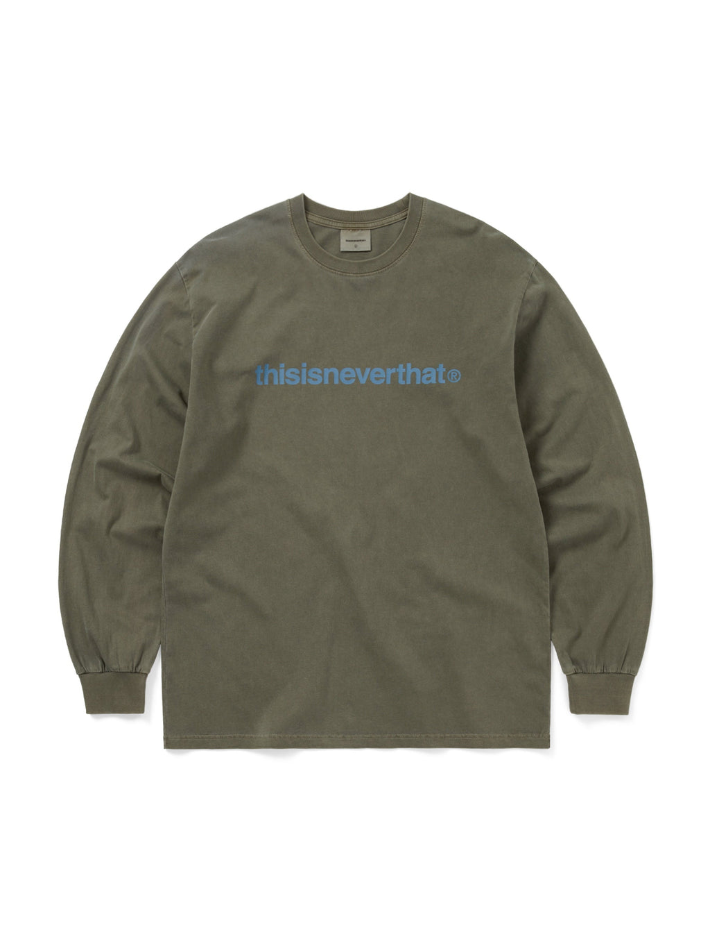 thisisneverthat - T-Logo L/S Tee (Heather Mud) product image 1 | TRAB K-Fashion Australia