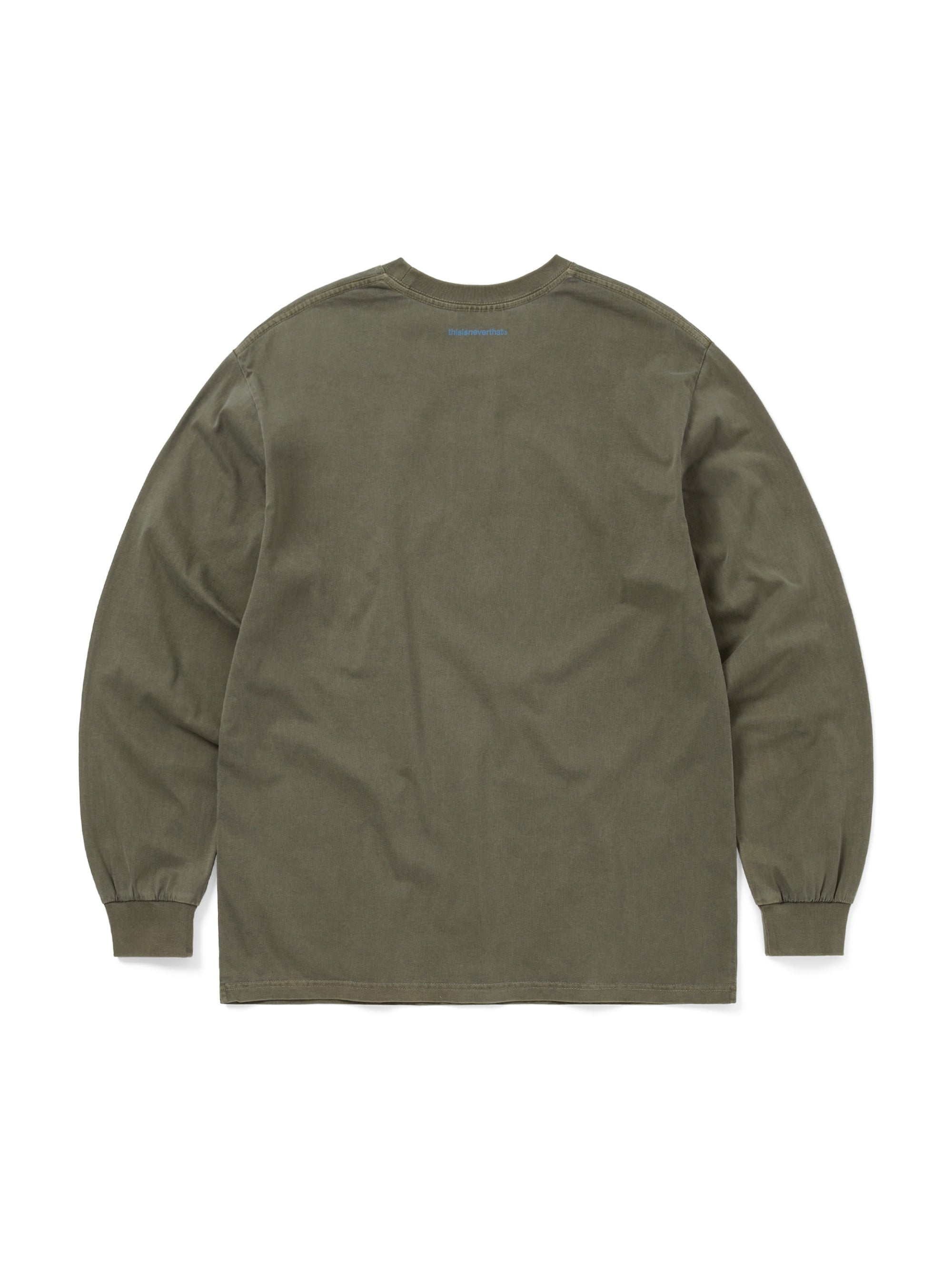 thisisneverthat - T-Logo L/S Tee (Heather Mud) product image 2 | TRAB K-Fashion Australia