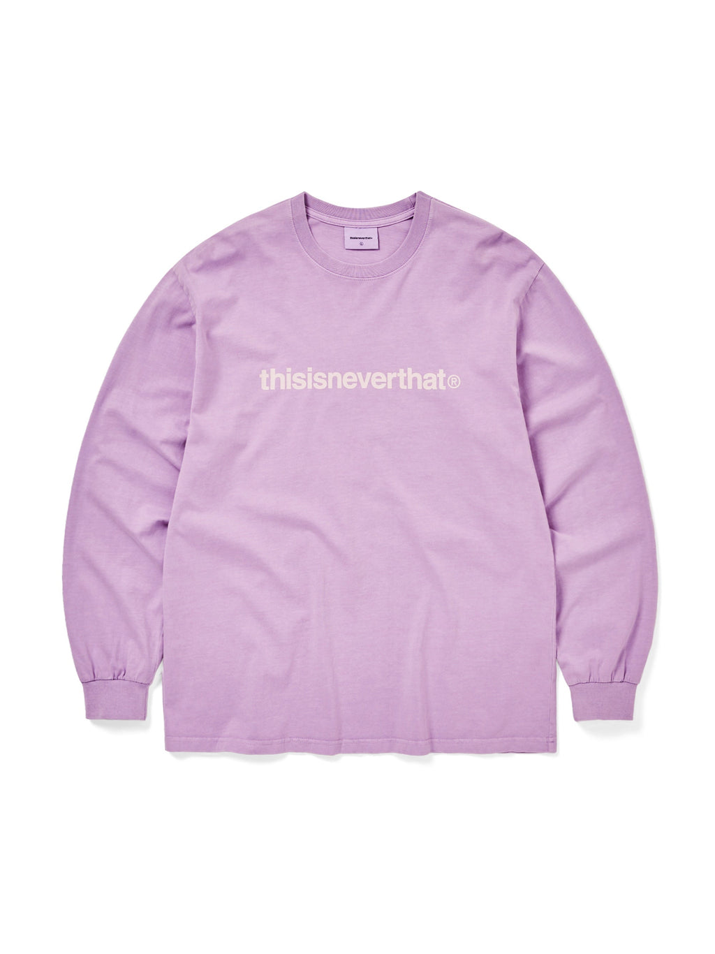 thisisneverthat - T-Logo L/S Tee (Plum) product image 1 | TRAB K-Fashion Australia