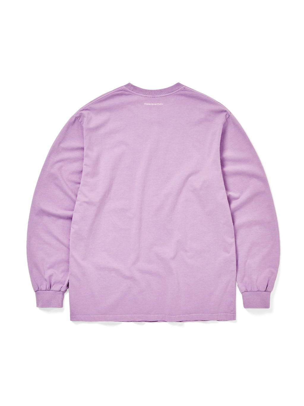 thisisneverthat - T-Logo L/S Tee (Heather Plum) product image 3 | TRAB K-Fashion Australia